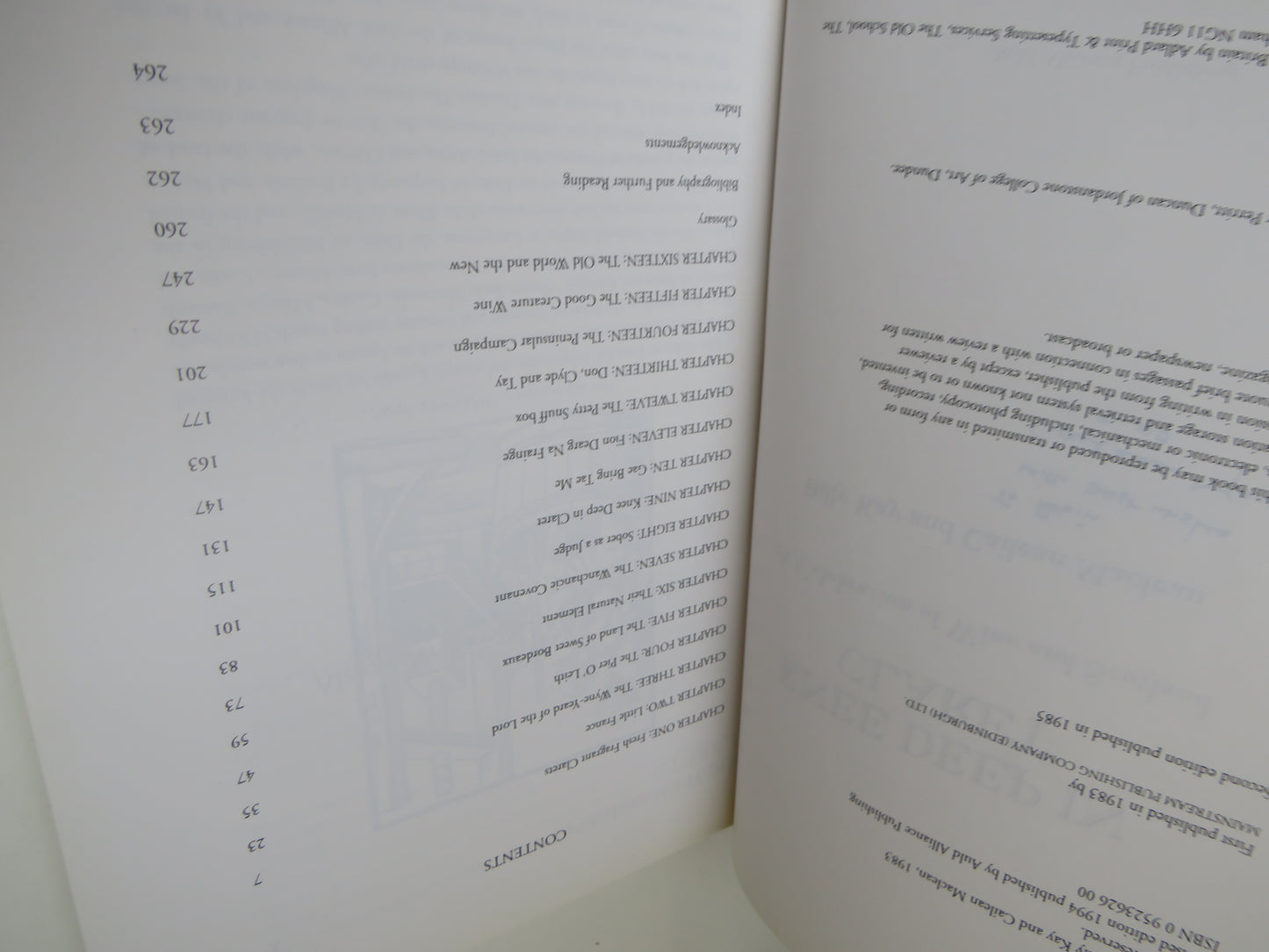 Knee Deep In Claret A Celebration of Wine and Scotland By Billy Kay and Cailean Maclean Author Signed