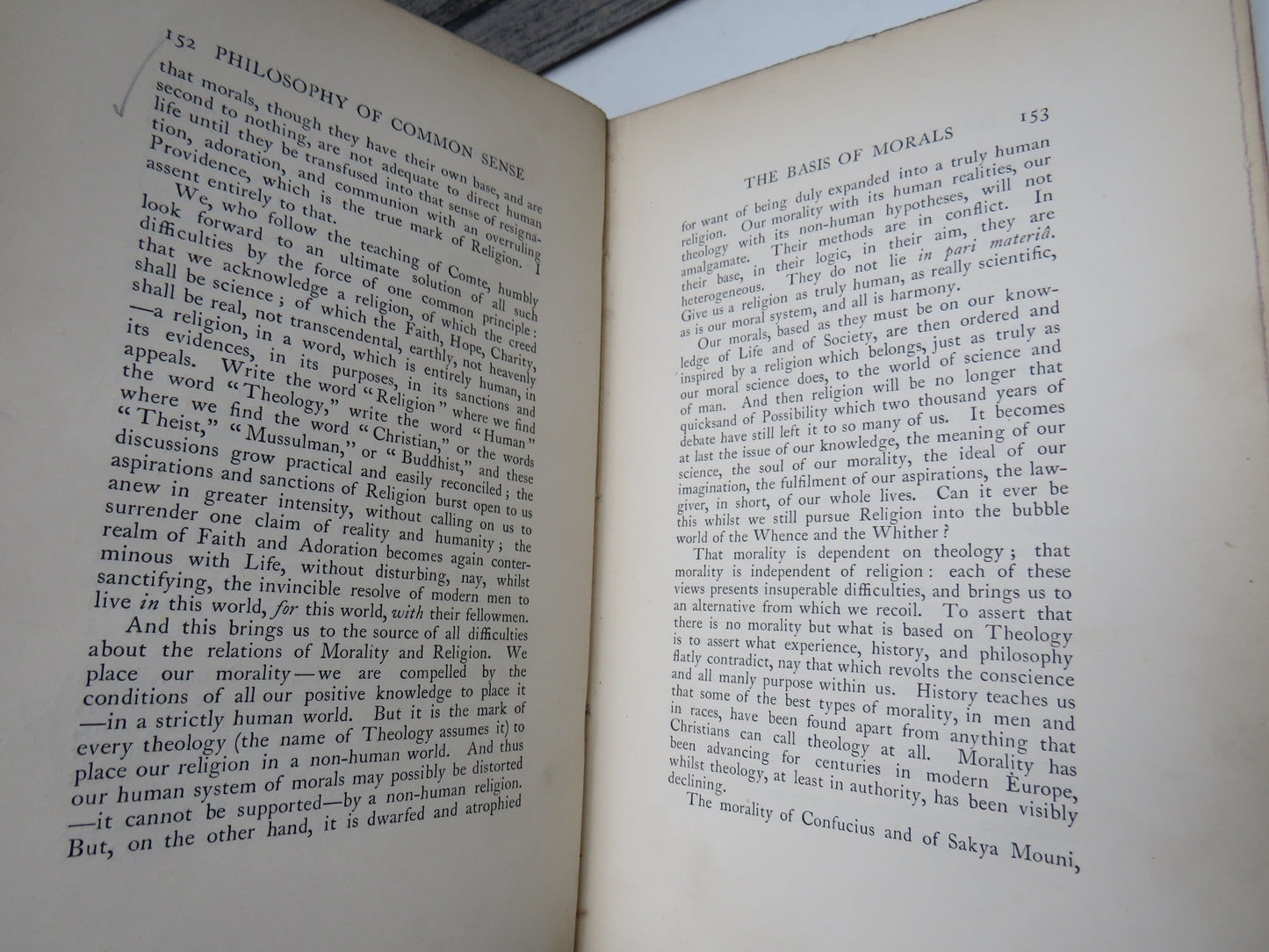The Philosophy of Common Sense By Frederic Harrison 1907
