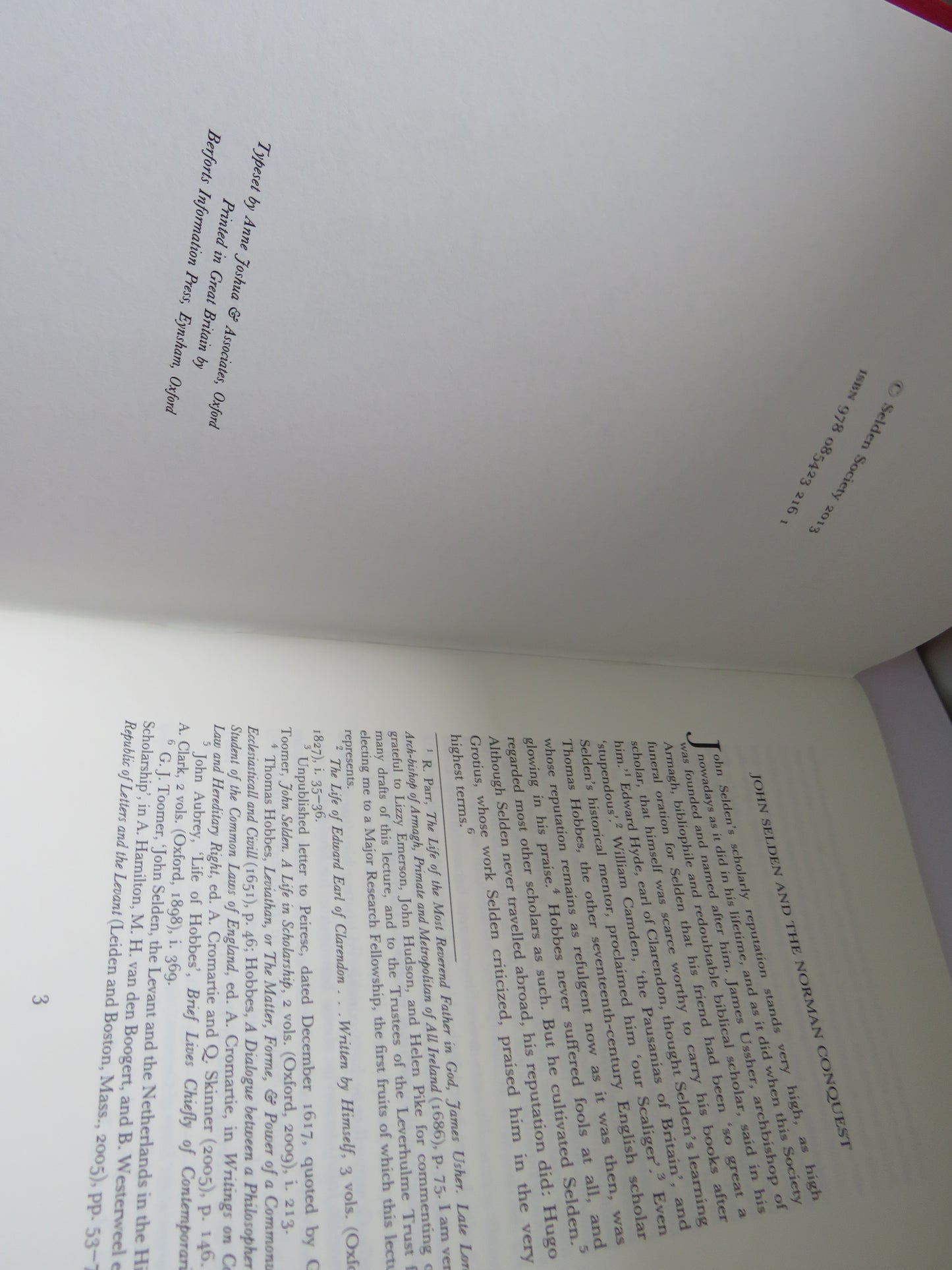 John Selden and The Norman Conquest 2013 London Selden Society