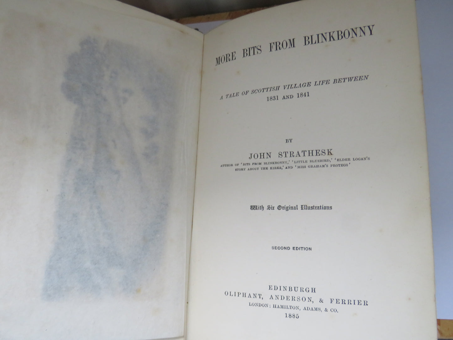 More Bits From Blinkbonny A Tale of Scottish Village Life Between 1831 and 1841 by John Strathesk 1885