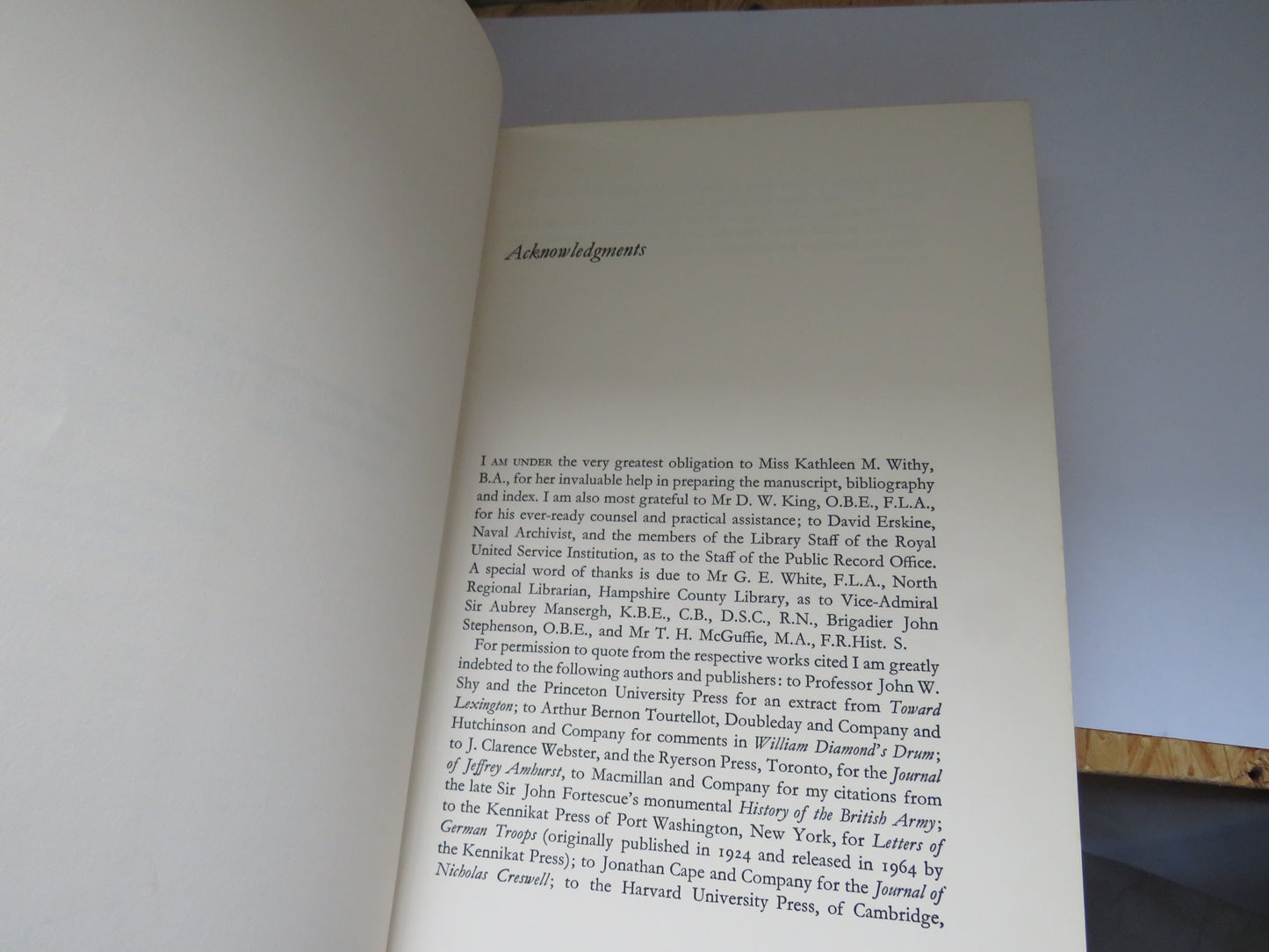 The Bloodybacks The British Serviceman In North America and The Caribbean 1655-1783 By Reginald Hargreaves 1968