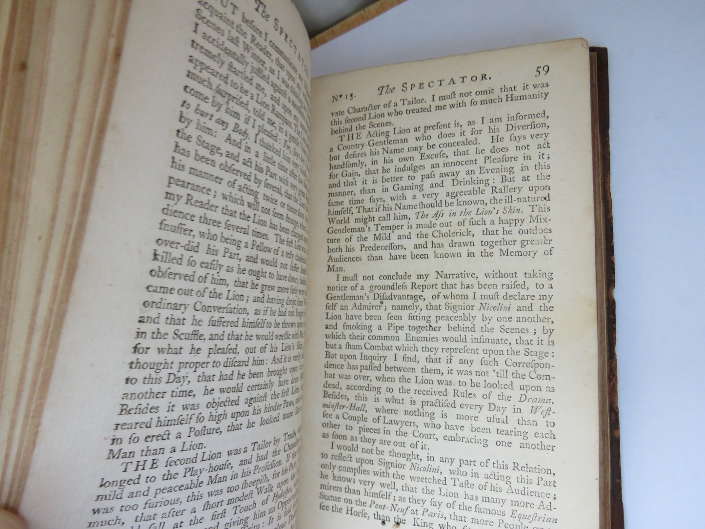 The Spectator Volume The First 1744