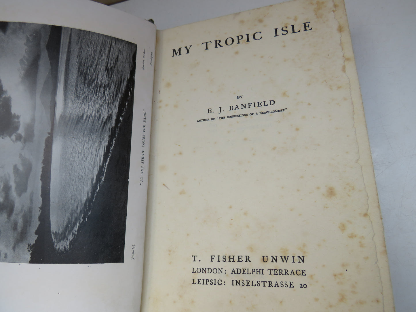 My Tropic Isle By E. J. Banfield 1913