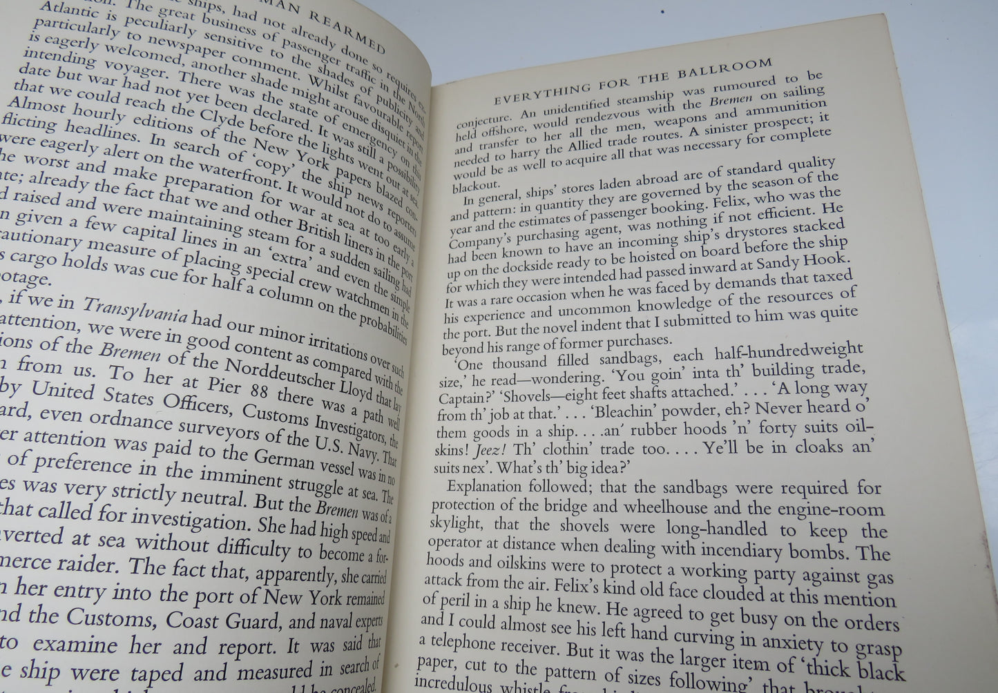 Merchantman Rearmed By David W. Bone 1949 1st Edition