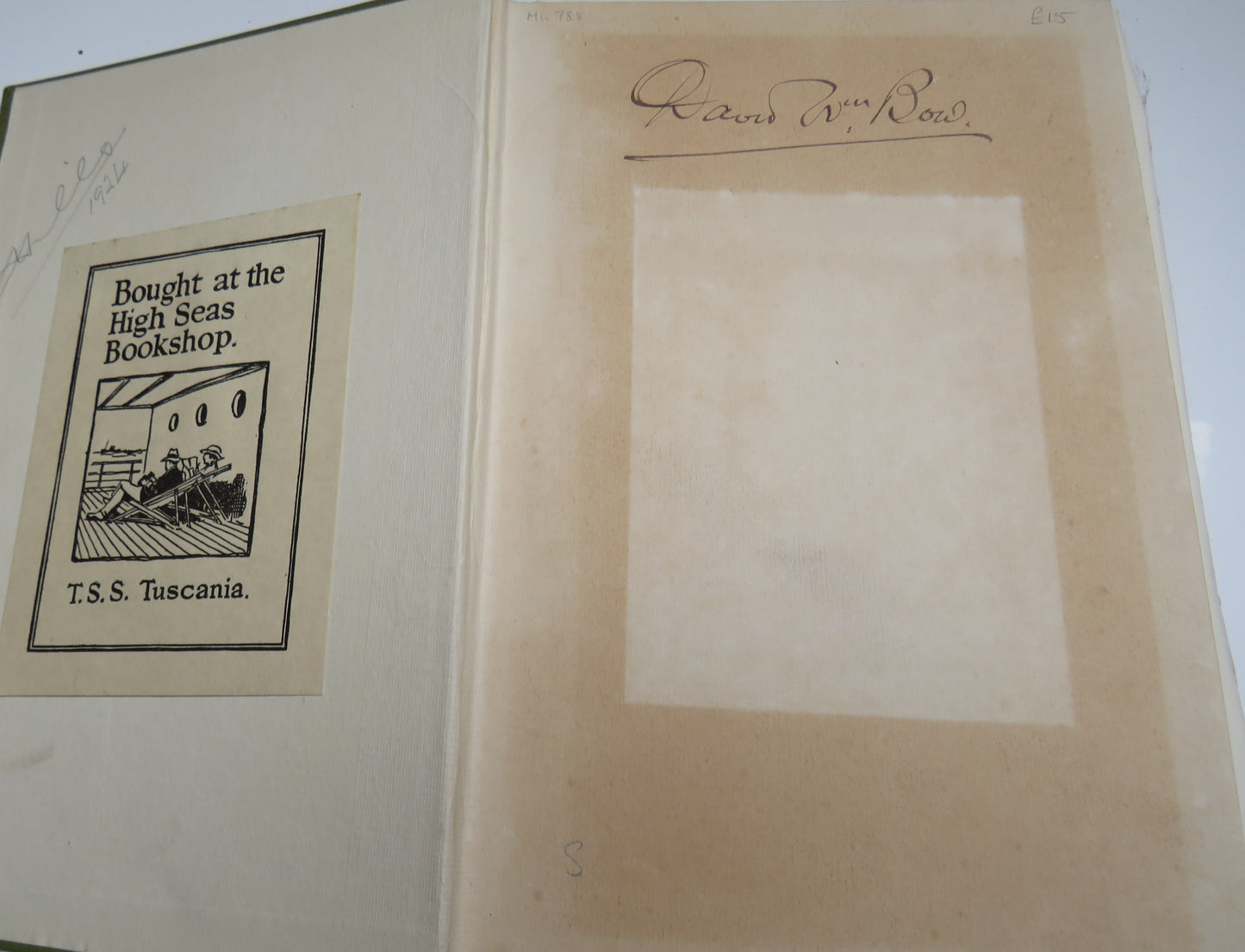 The Lookoutman By David W. Bone Illustrated RM.S.Tuscania High Seas Bookshop 1923 1st Edition