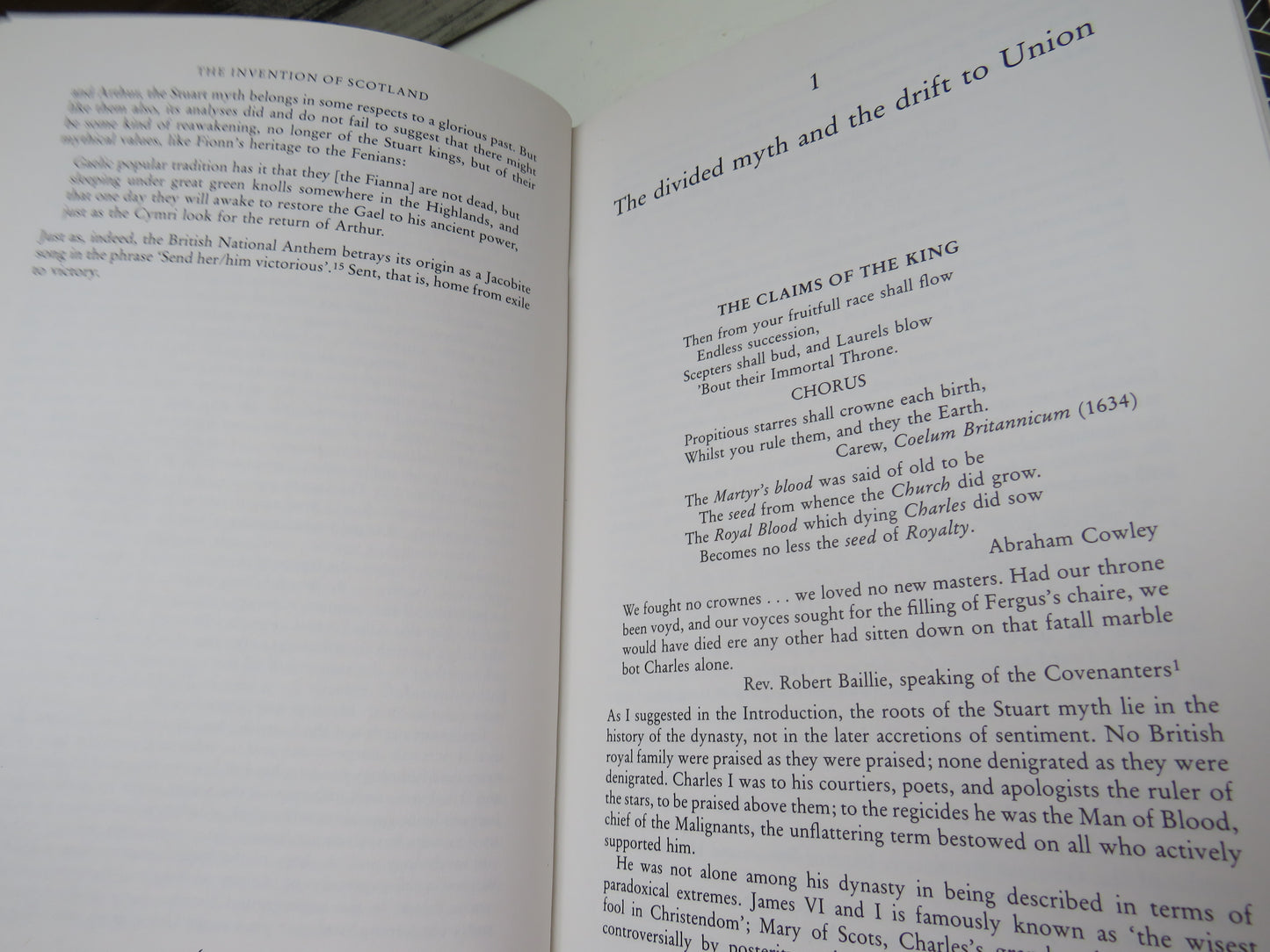 The Invention of Scotland The Stuart Myth and The Scottish Identity, 1638 To The Present By Murray G. H. Pittock 1991