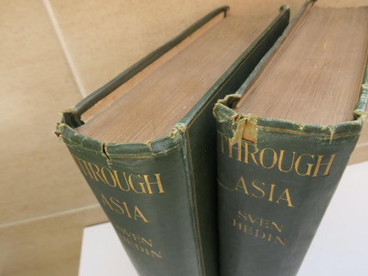 Through Asia By Sven Hedin 1898 Vol I & II