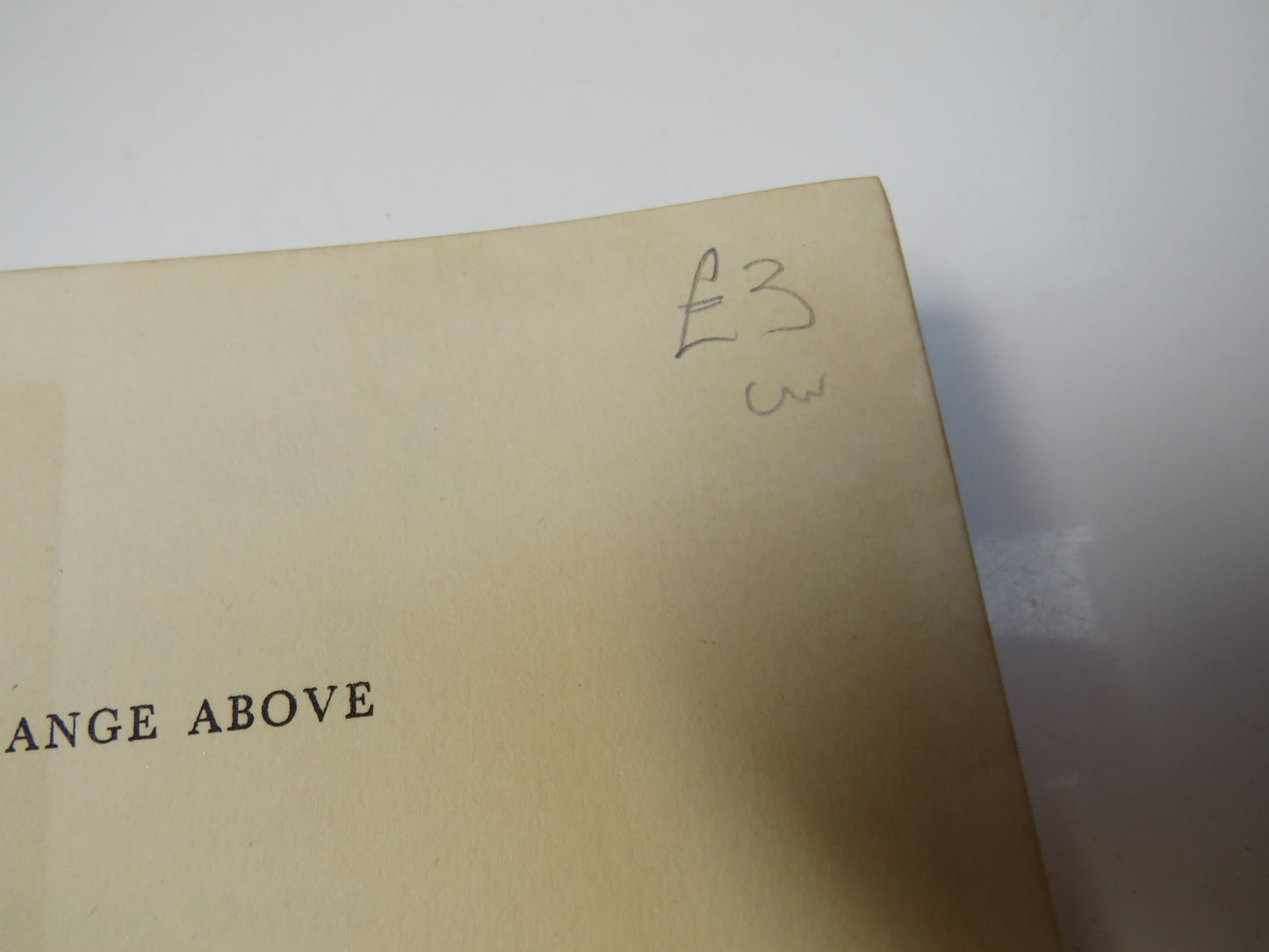 Orange Above By Theo Van Duren 1956 1st Edition