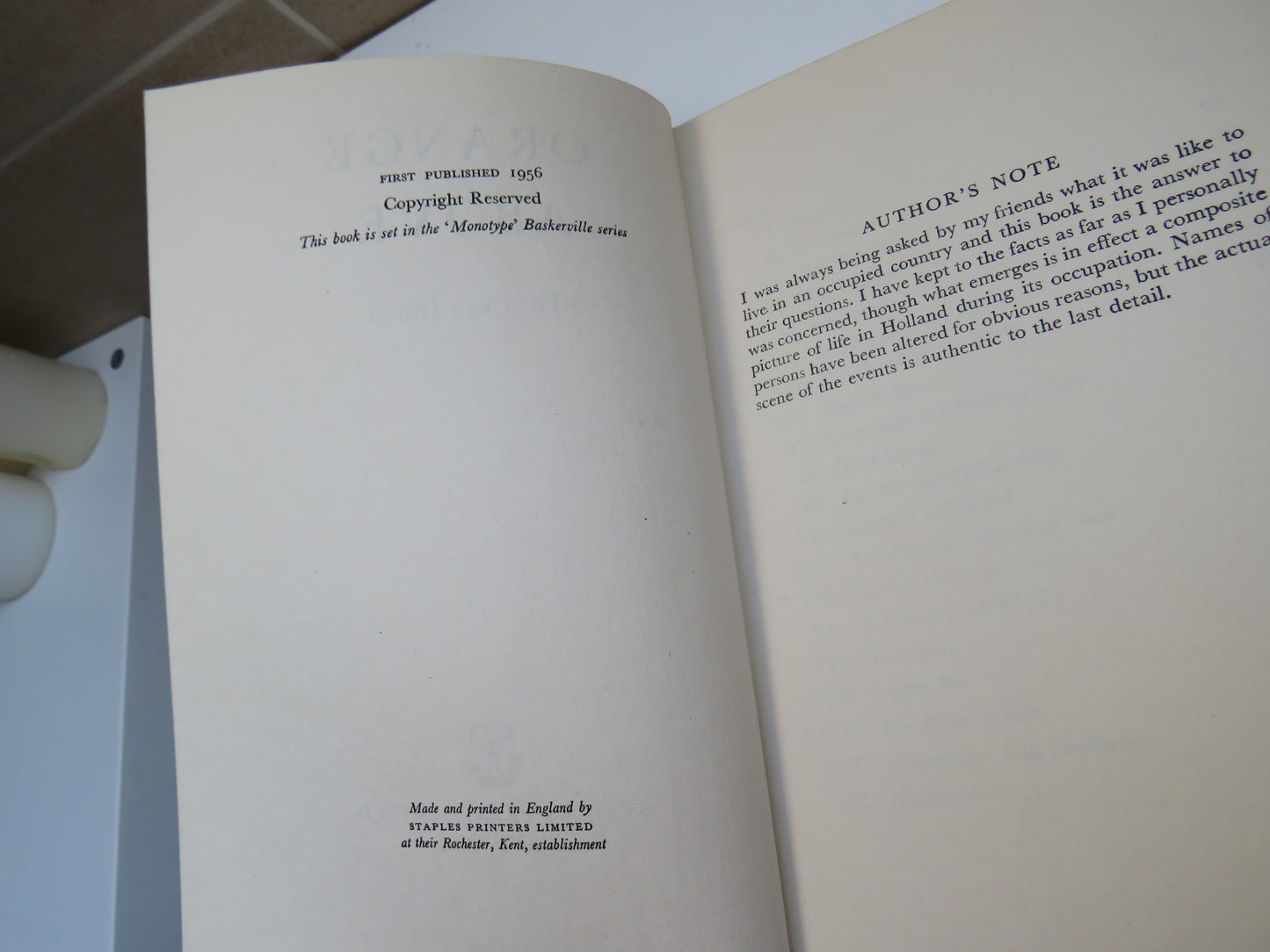 Orange Above By Theo Van Duren 1956 1st Edition