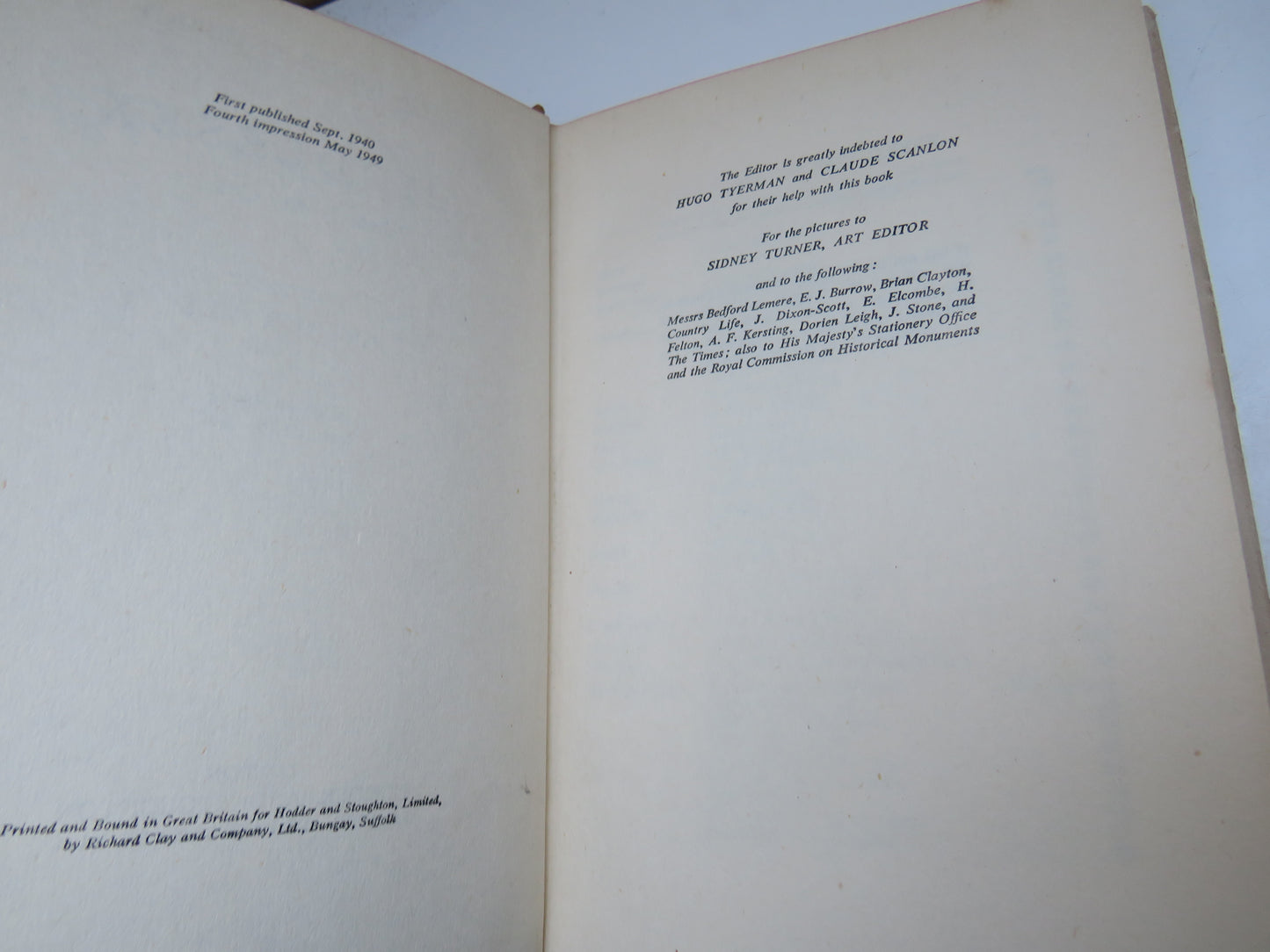 Middlesex Little Home County Edited By Arthur Mee 1949 The King's England