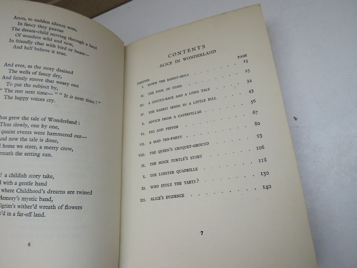 Alice's Adventures In Wonderland and Through The Looking-Glass By Lewis Carroll