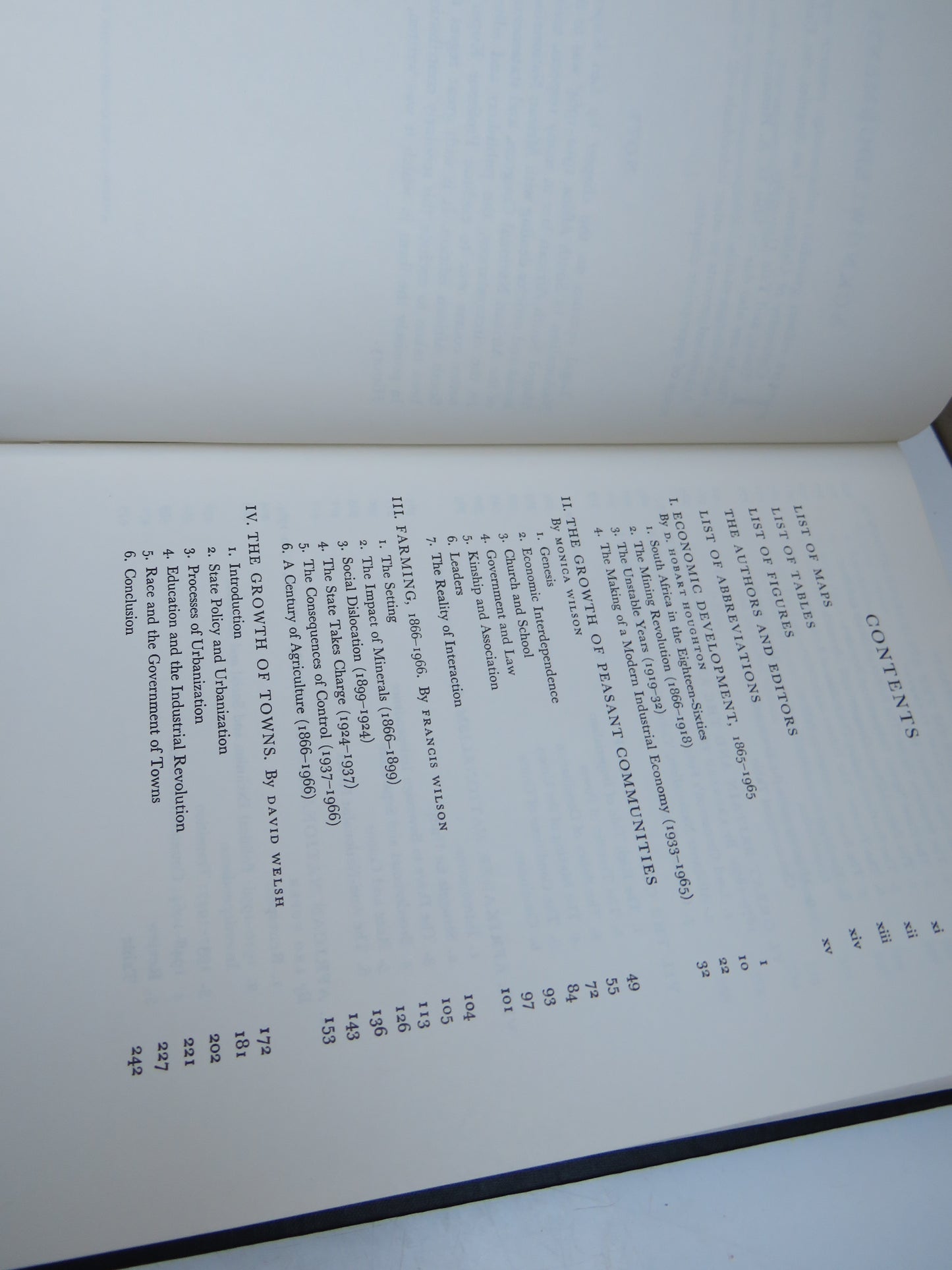 The Oxford History of South Africa Edited By Monica Wilson and Leonard Thompson II South Africa 1870-1966