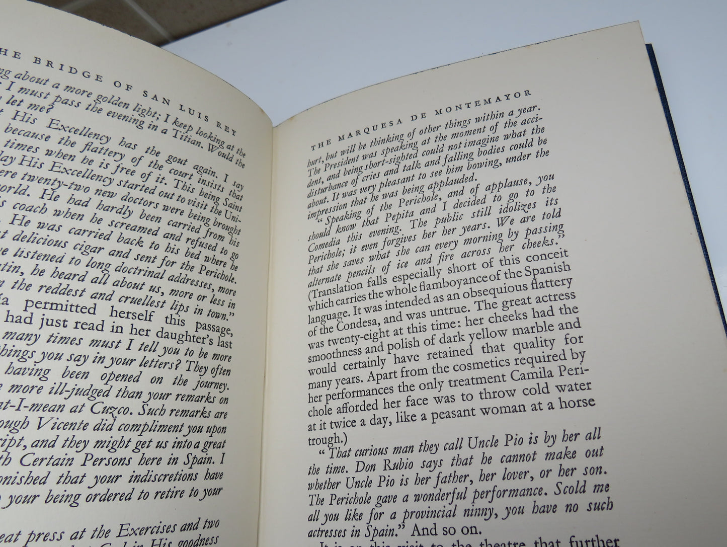 The Bridge of San Luis Rey by Thornton Wilder, 1928