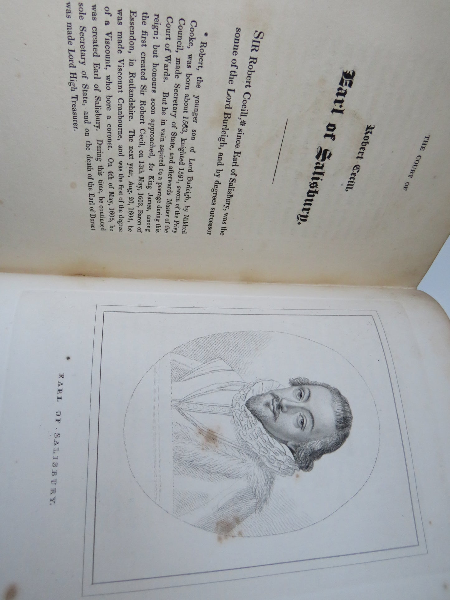 The Court of Queen Elizabeth: Originally Written By Sir Robert Naunton Under The Title of "Fragmenta Regalia" With Considerable Biographical Additions By James Caulfield 1814
