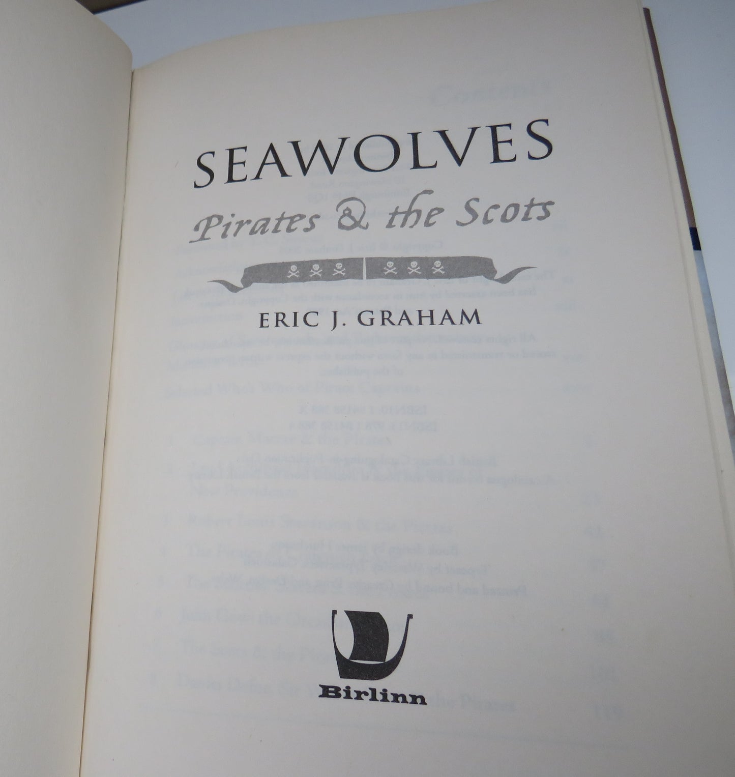 Seawolves Pirates & The Scots By Eric J. Graham 2005
