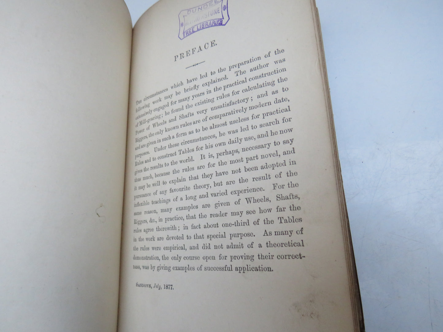 A Practical Treatise On Mill-Gearing, Wheels, Shafts, Riggers, Etc For The Use of Engineers By Thomas Box 1892