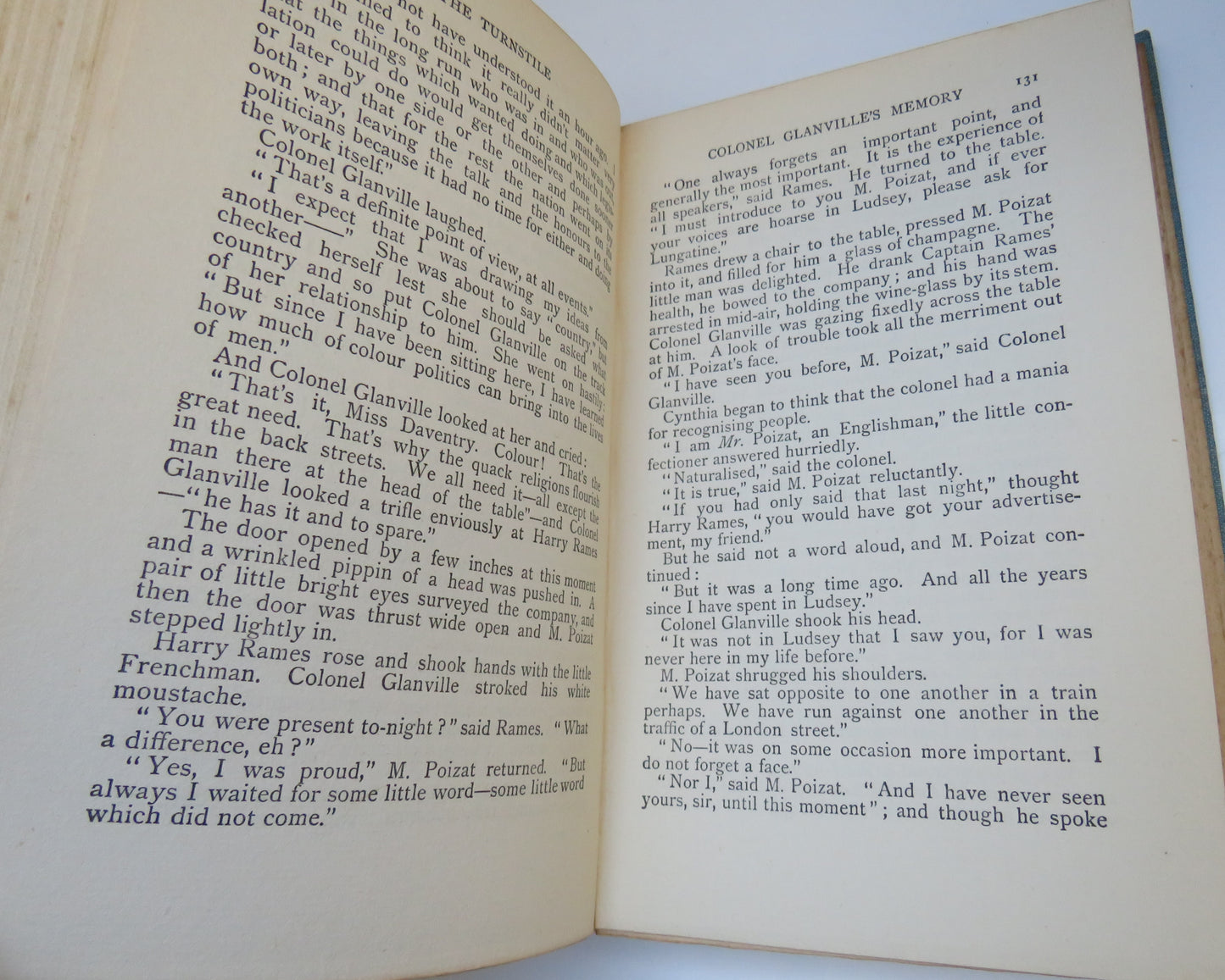 The Turnstile by A. E. W. Mason, Fourth Edition