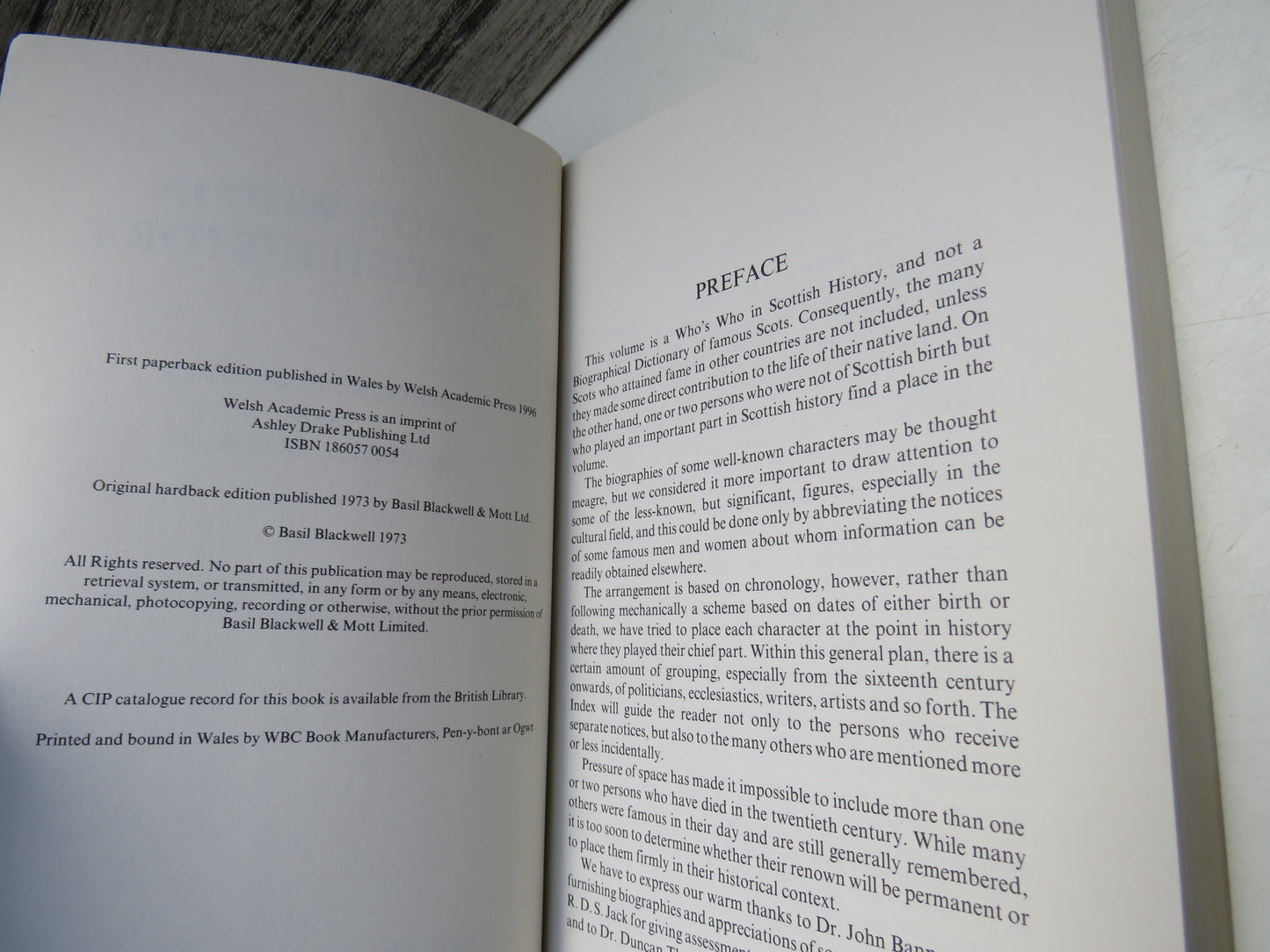 Who's Who In Scottish History By Gordon Donaldson and Robert S. Morpeth 1973