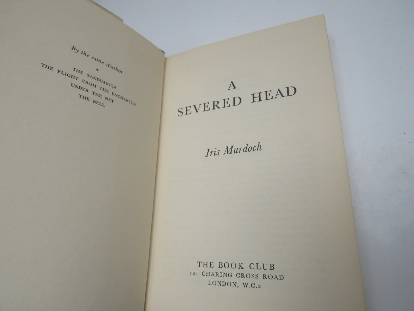 A Severed Head By Iris Murdoch 1961