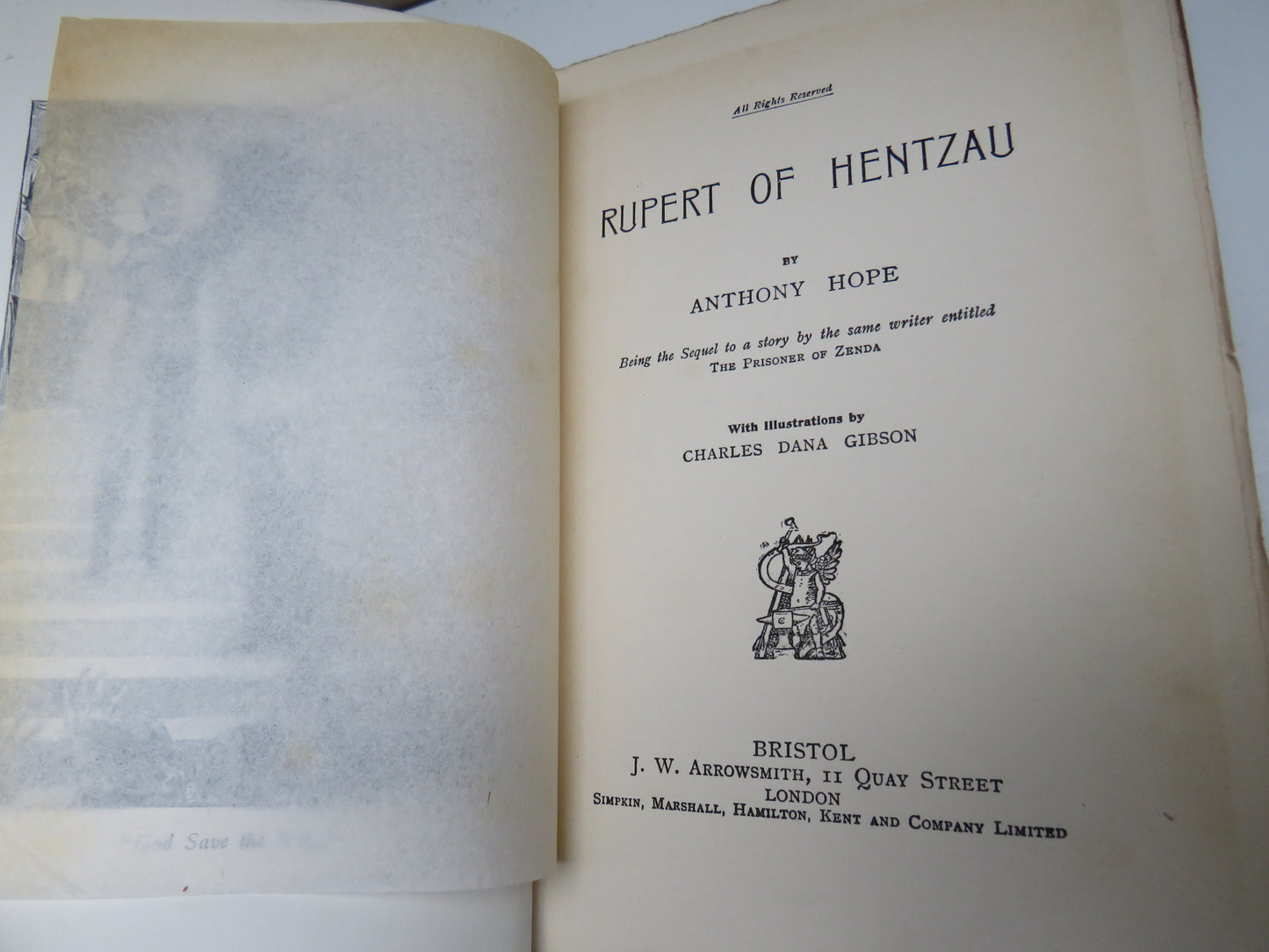 Rupert of Hentzau By Anthony Hope
