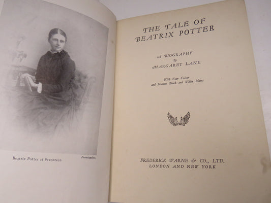 The Tale Of Beatrix Potter A Biography By Margaret Lane 1948