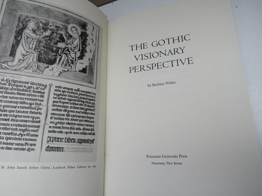 The Gothic Visionary Perspective By Barbara Nolan 1977 Vintage Book