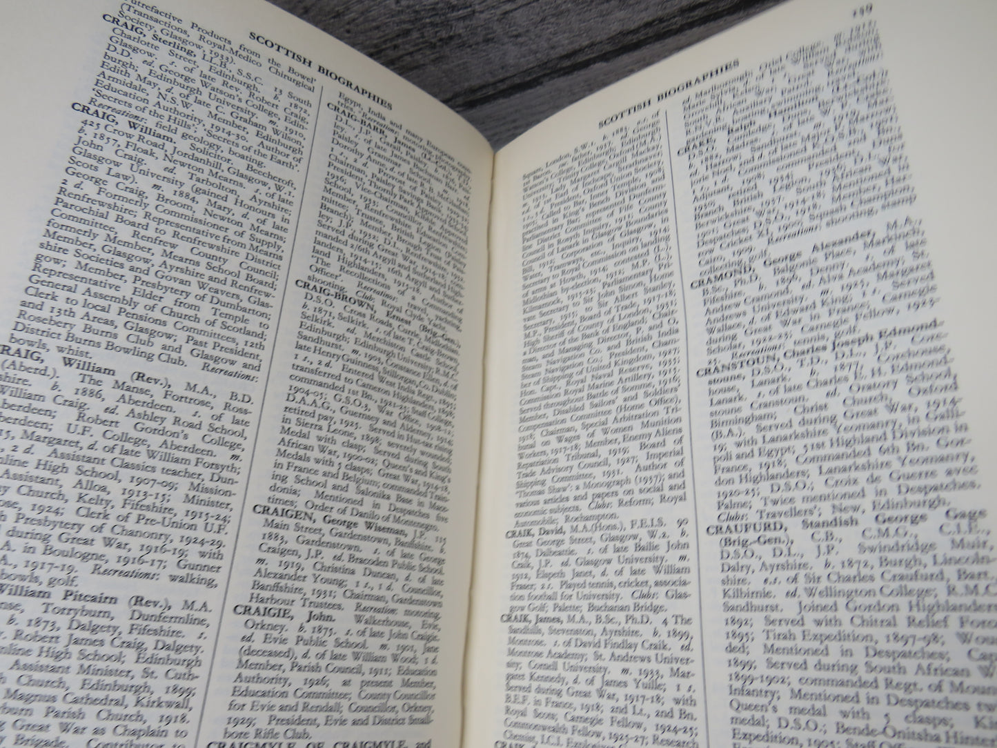 Scottish Biographies 1938