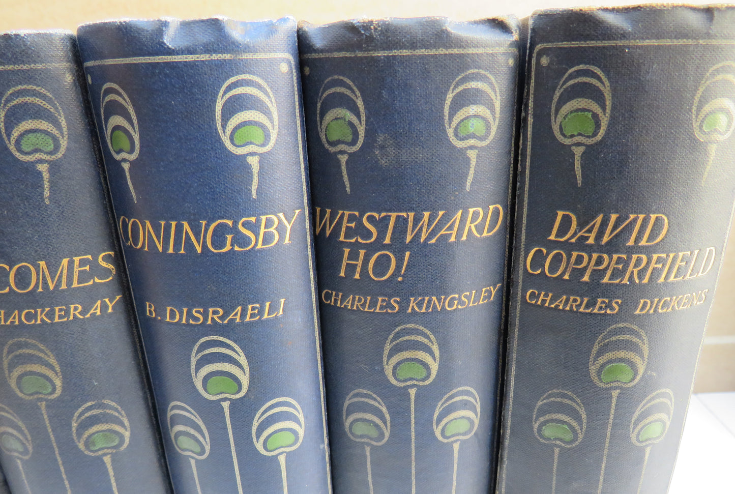 Decorative Book Set Including Westward Ho! by Charles Kingsley, and David Copperfield by Charles Dickens and many more (see description for full details)