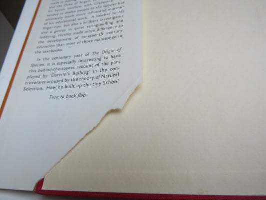 T. H. Huxley Scientist Humanist and Educator By Cyril Bibby 1959