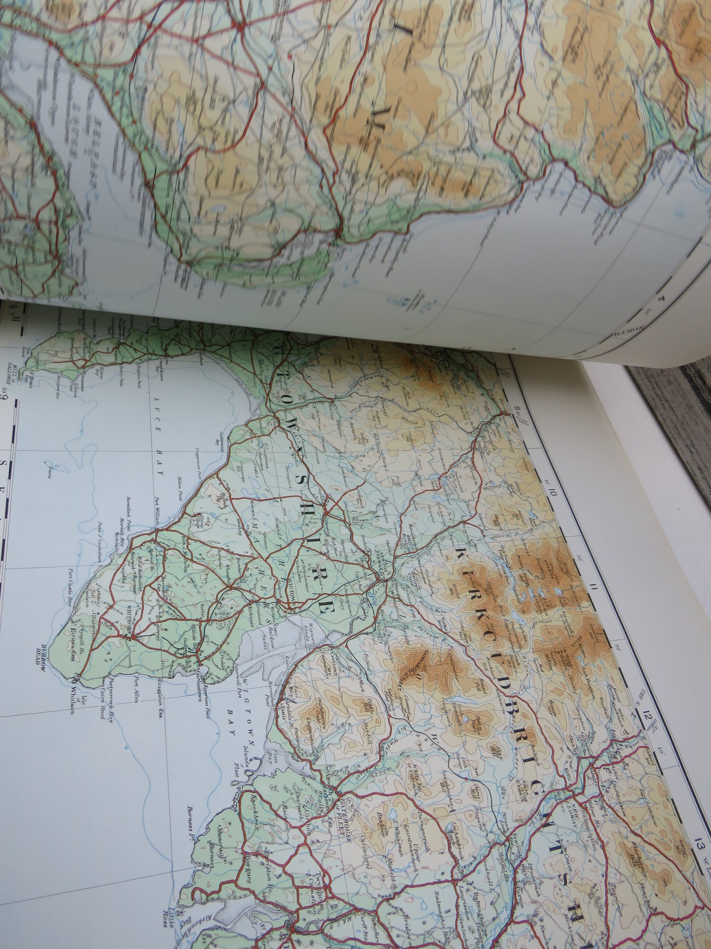Ordnance Survey Atlas of Scotland, Quarter Inch to the Mile, 1924