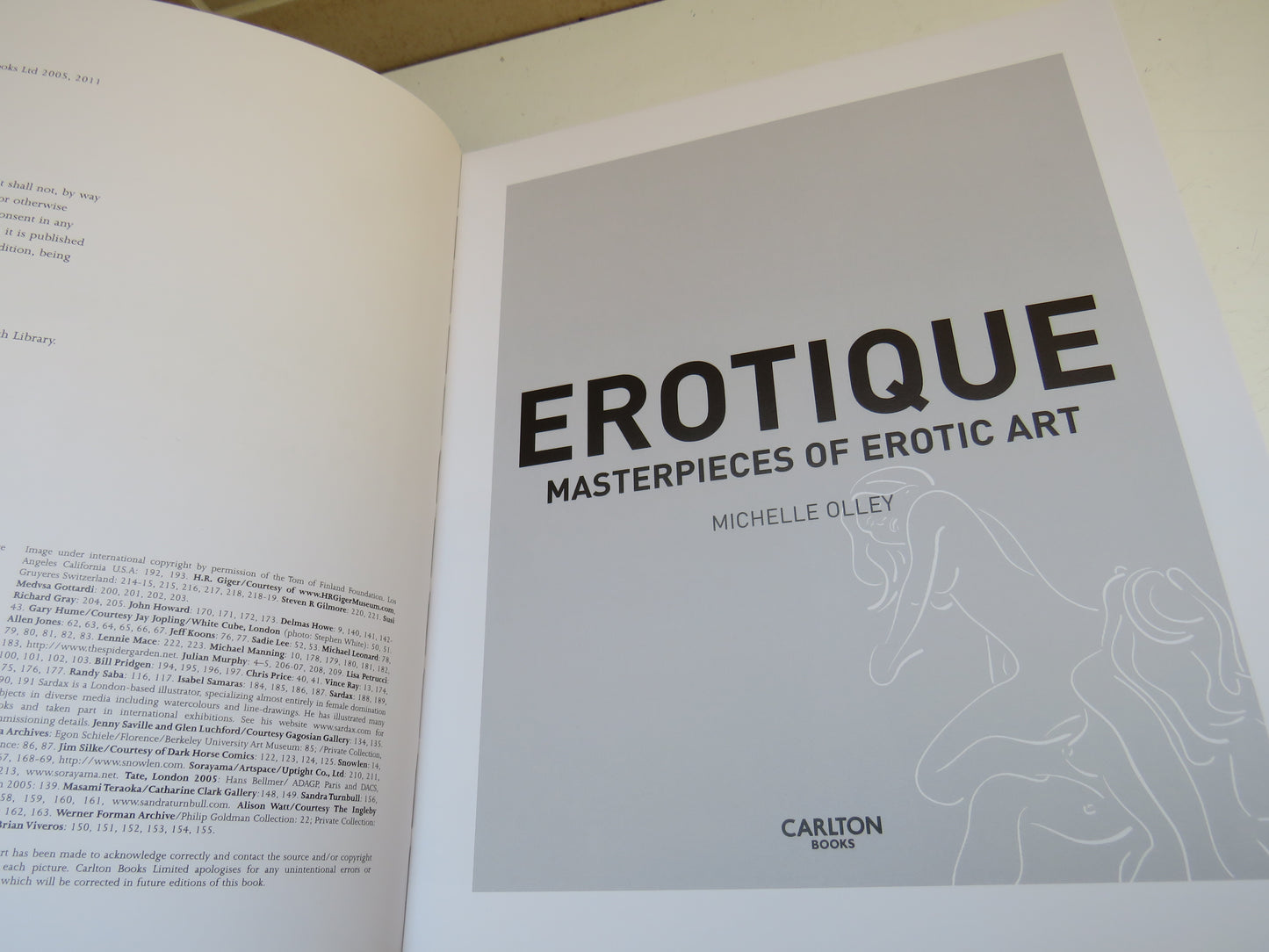 Erotique Masterpieces of Erotic Art By Michelle Olley 2011