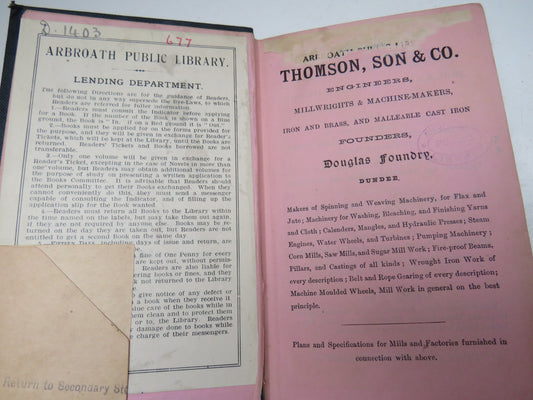 The Theory and Practice of the Art of Weaving Linen and Jute Manufactures By Power Loom With Tables and Calculations By William Leggatt 1893