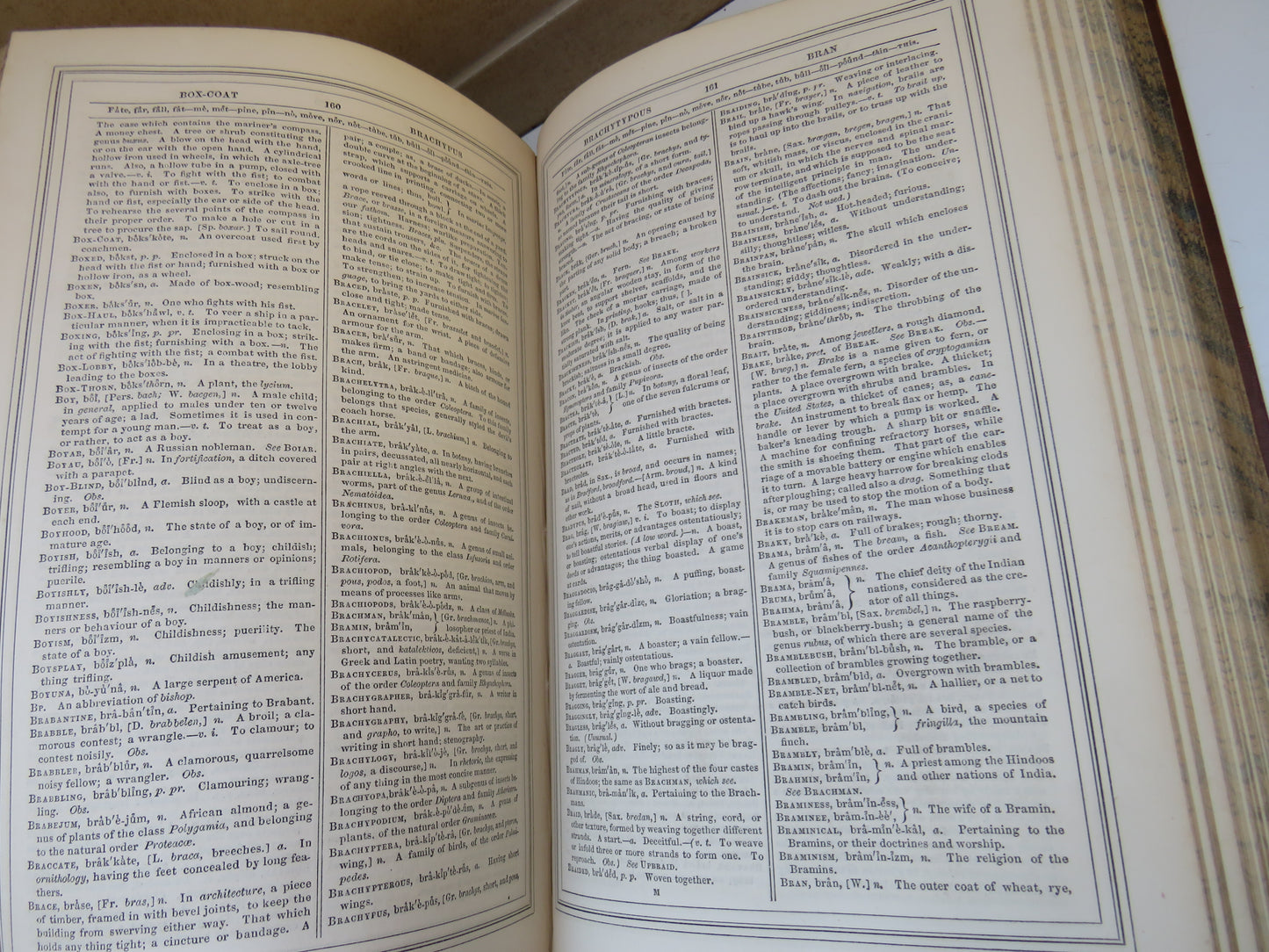The Imperial Lexicon Of The English Language Exhibiting The Pronunciation, Etymology and Explanation By The Rev. John Boag Vol I