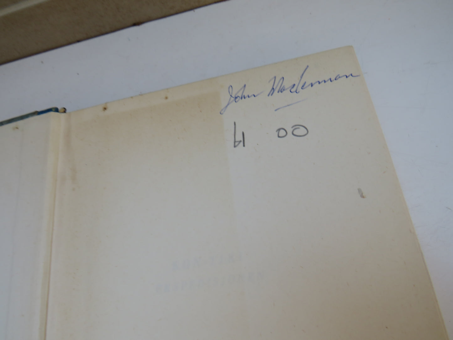 Kon-Tiki Ekspedisjonen By Thor Heyerdahl 1951