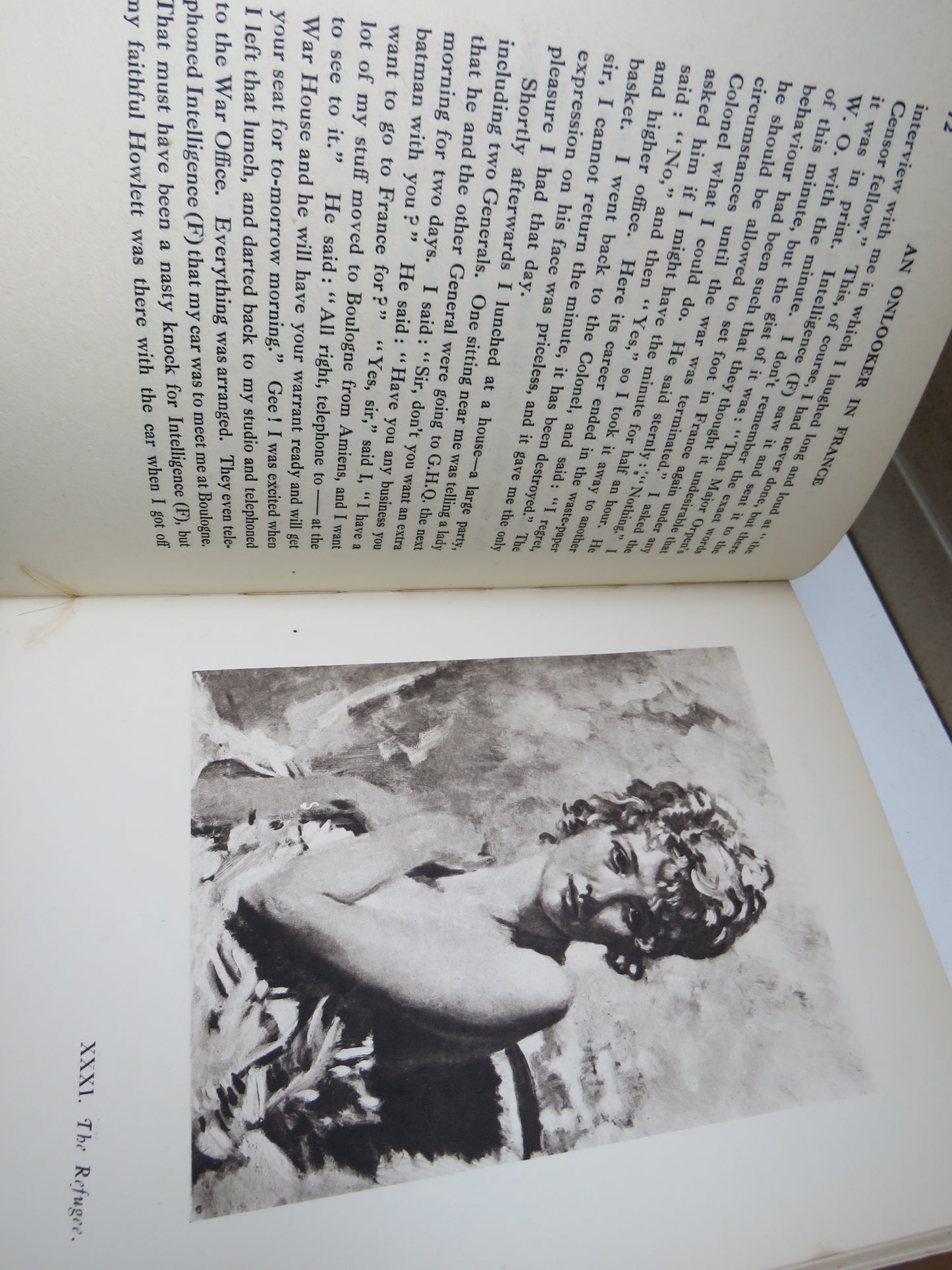 An Onlooker In France 1917-1919 By Sir William Orpen 1924 Antique Book WWI