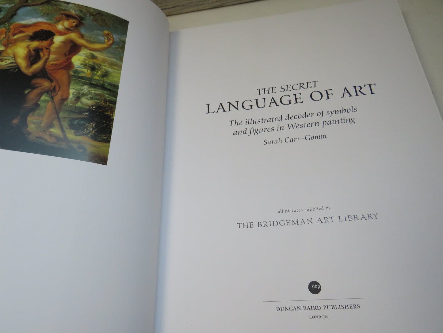 The Secret Language of Art, The Illustrated Decoder of Symbols and Figures in Western Painting by Sarah Carr-Gomm, 2008