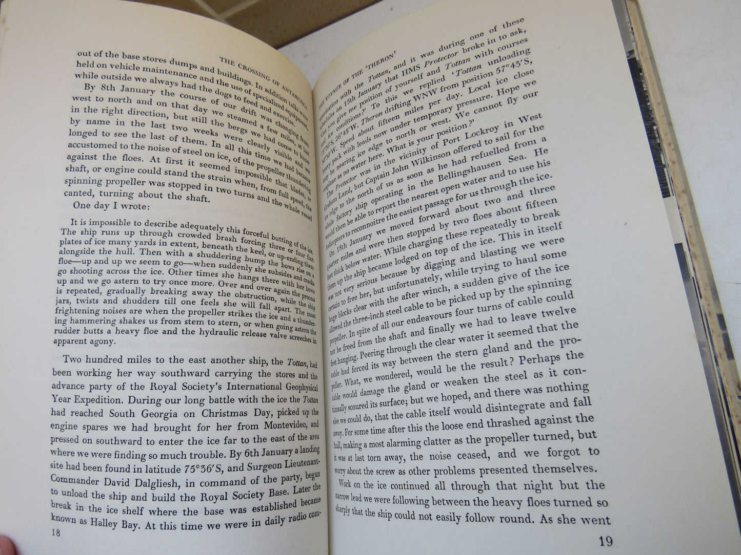 The Crossing of Antarctica The Commonwealth Trans-Antarctic Expedition 1955-58 By Sir Vivian Fuchs and Sir Edmund Hillary 1958