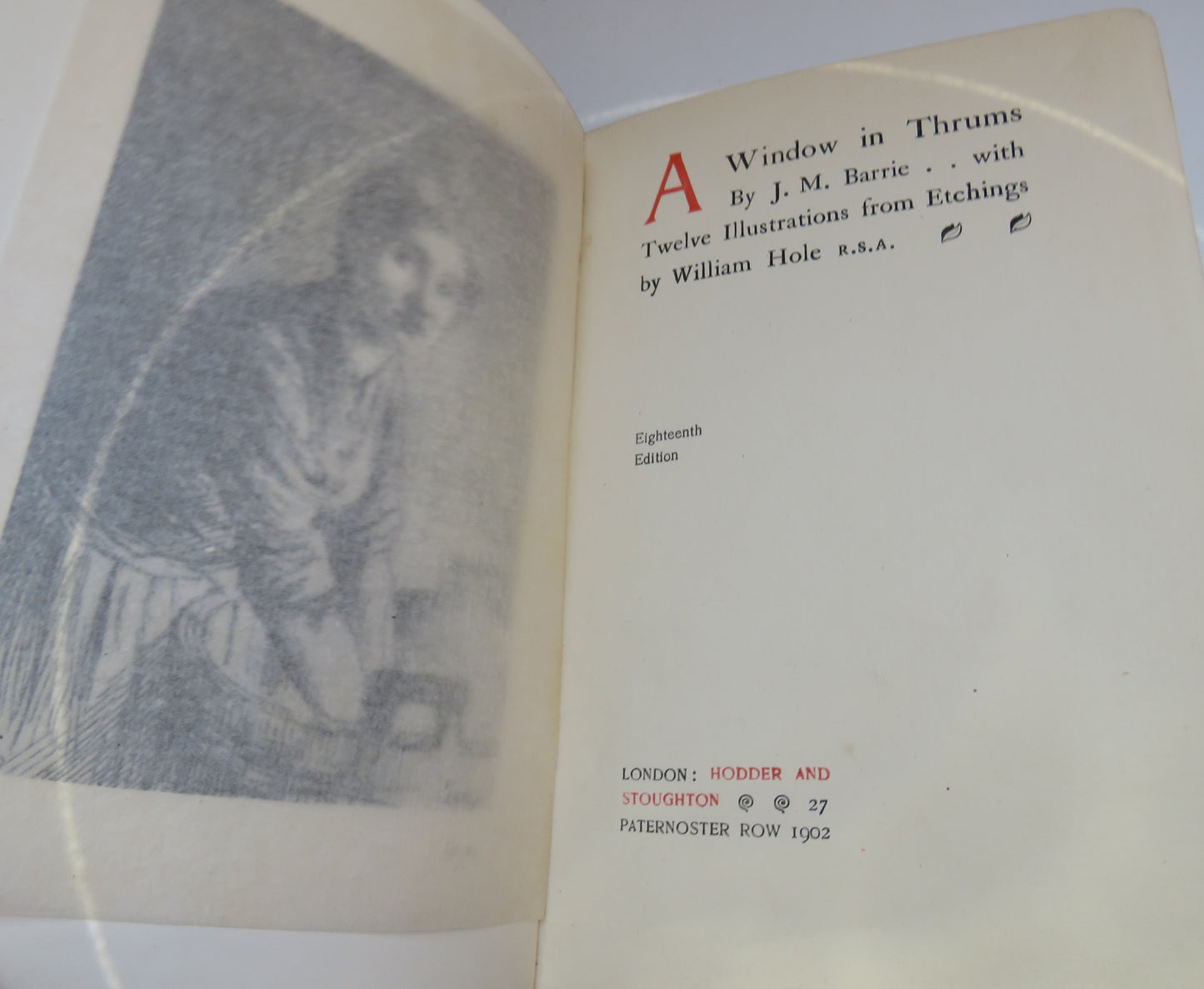 A Window in Thrums by J.M. Barrie, 1902