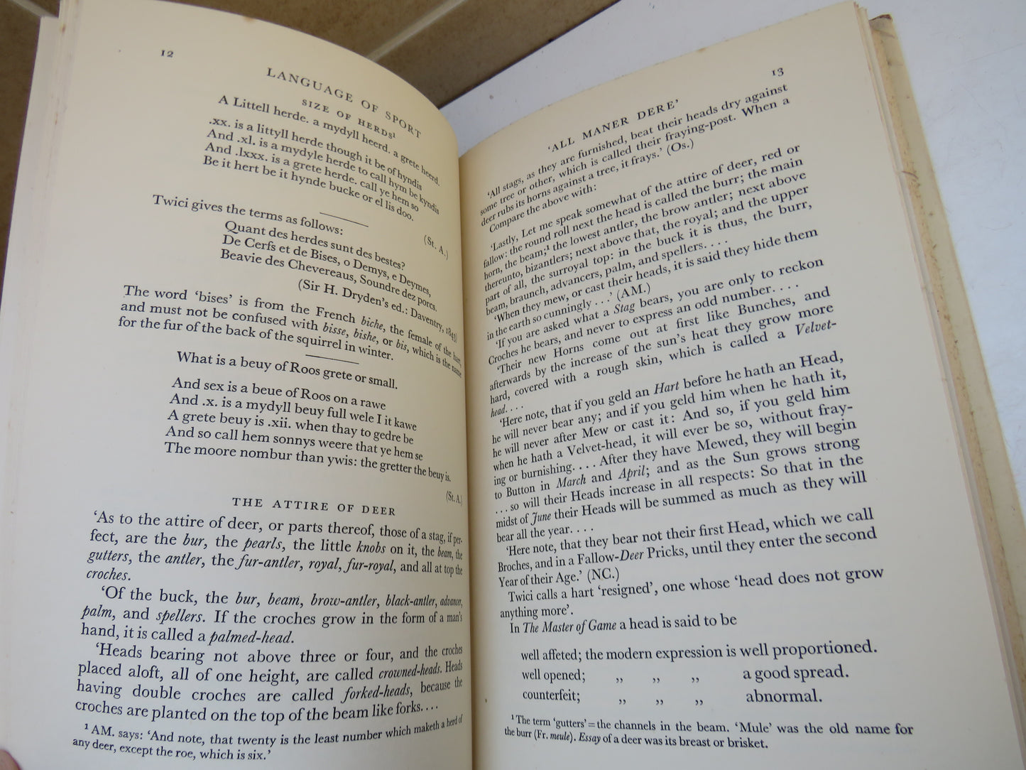 The Language of Sport By C.E. Hare 1939 1st Edition