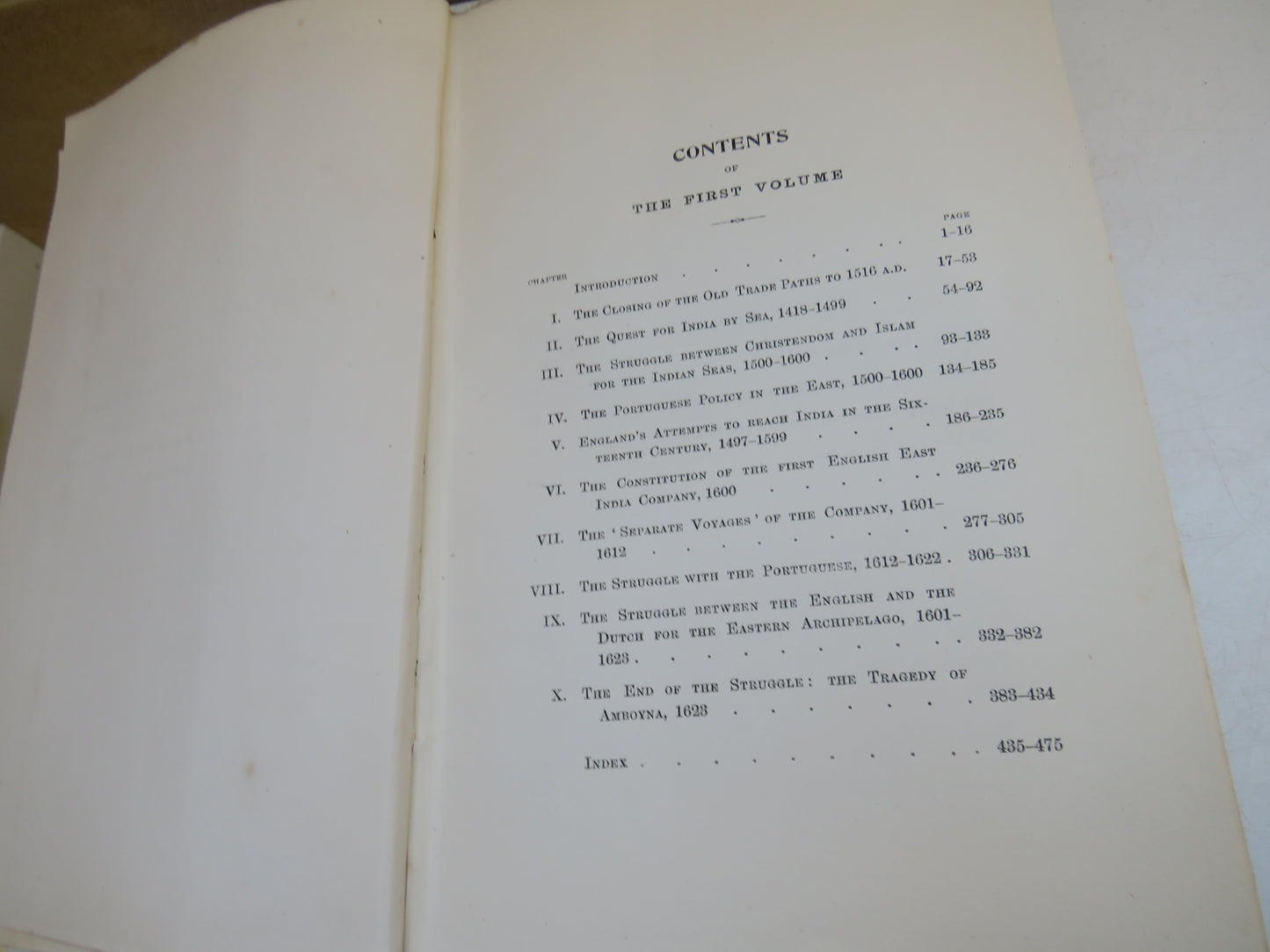 A History of British India By Sir William Wilson Hunter Volume I 1899