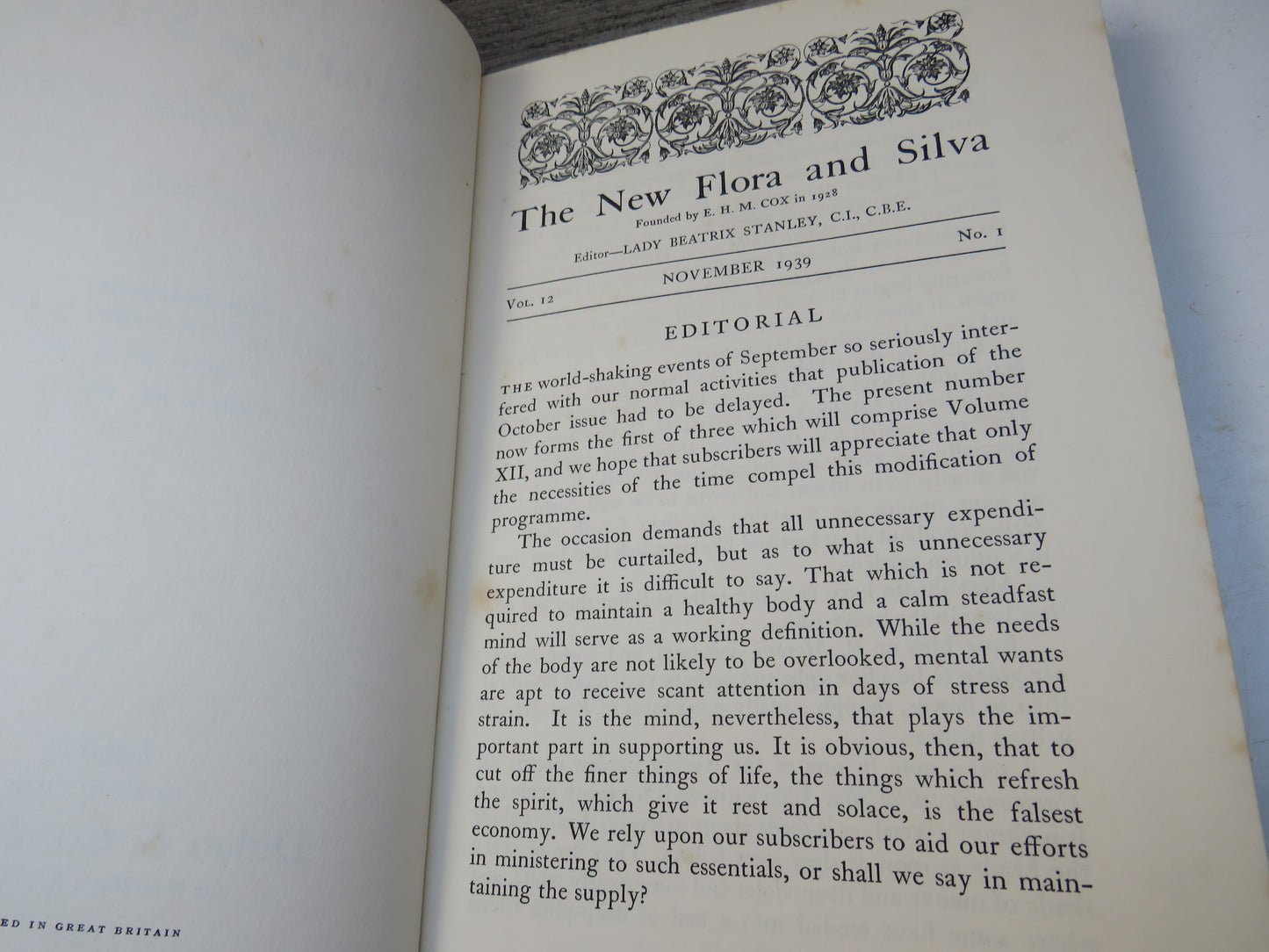 The New Flora and Silva, Lady Beatrix Stanley (ed.), Volume 12, 1940