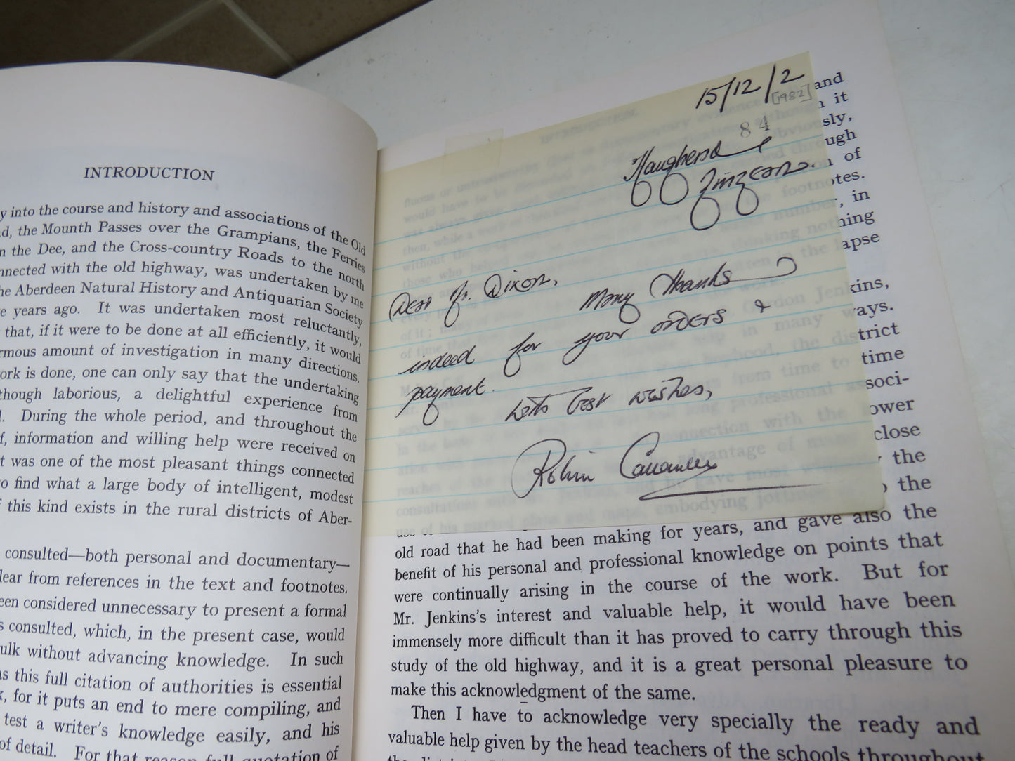 The Old Deeside Road (Aberdeen To Braemar) Its Course, History and Associations By G. M. Fraser, Librarian, Aberdeen Public Library 1983