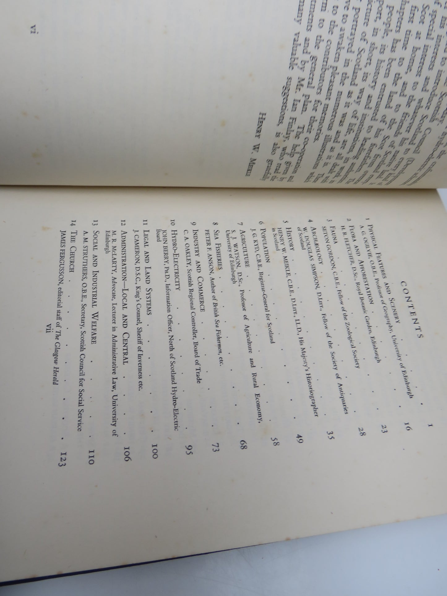 Scotland A Description of Scotland and Scottish Life Edited By Henry W. Meikle 1947