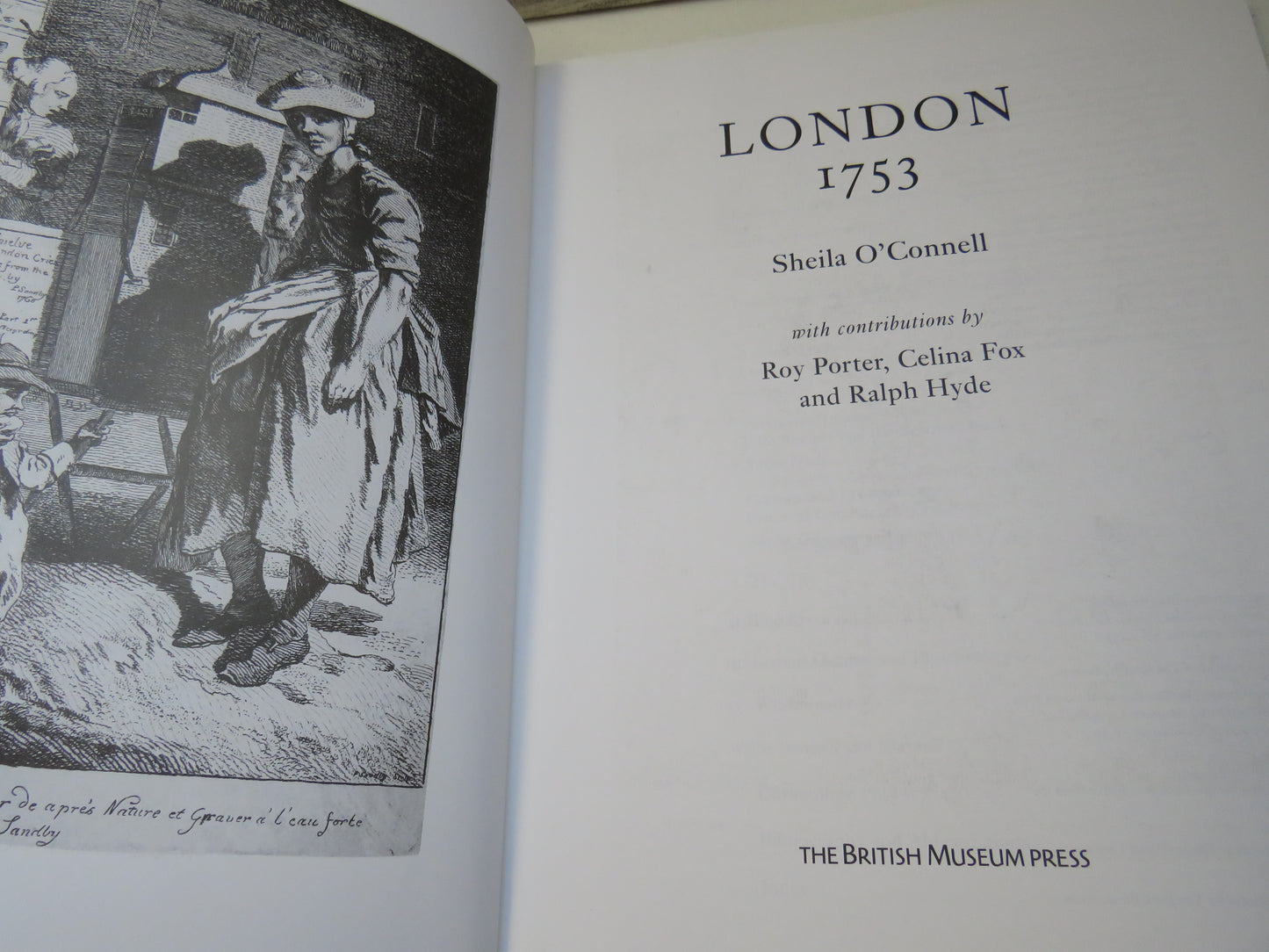 London 1753 by Sheila O'Connell, 2003