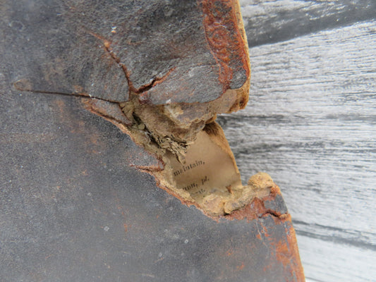 Historical 19thC Scottish Book With Gun Shot A Dictionary of The Gaelic Language In Two Parts 1833 Interesting Scottish Highland Book
