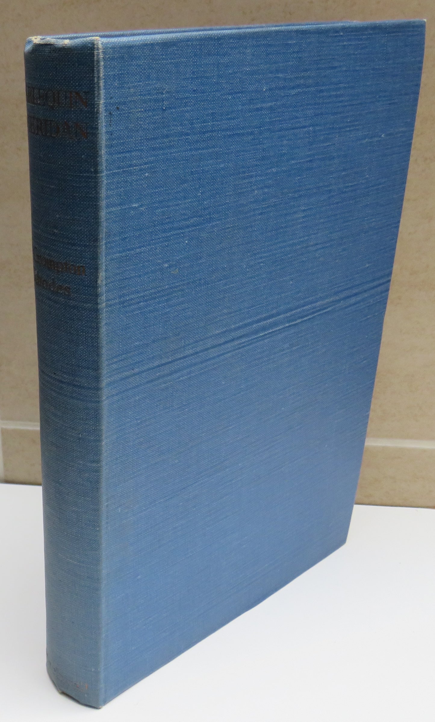 Harlequin Sheridan The Man and The Legends With A Bibliography and Appendices By R. Crompton Rhodes 1933