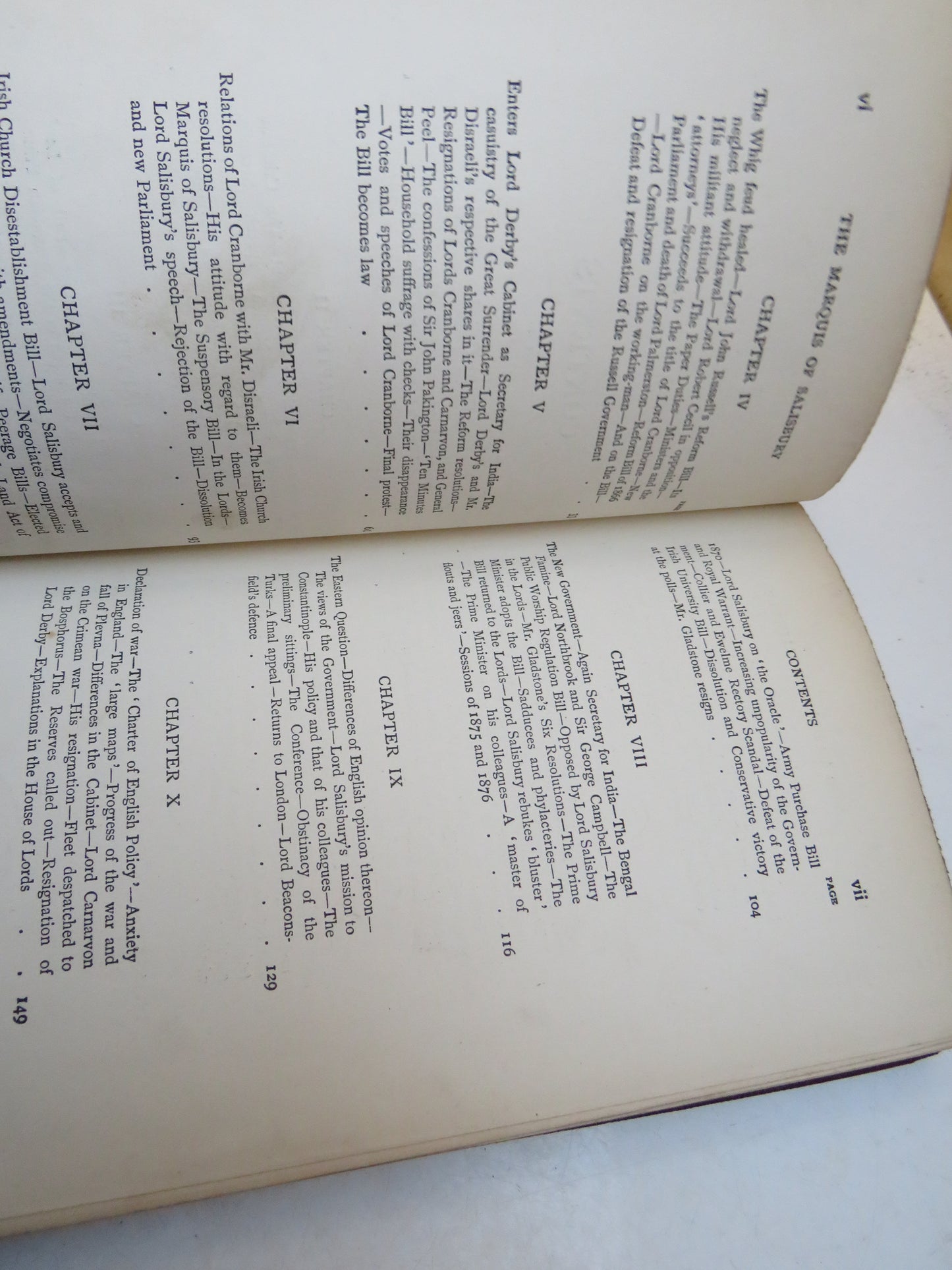 The Marquis of Salisbury By H.D. Traill 1891 Victorian Book