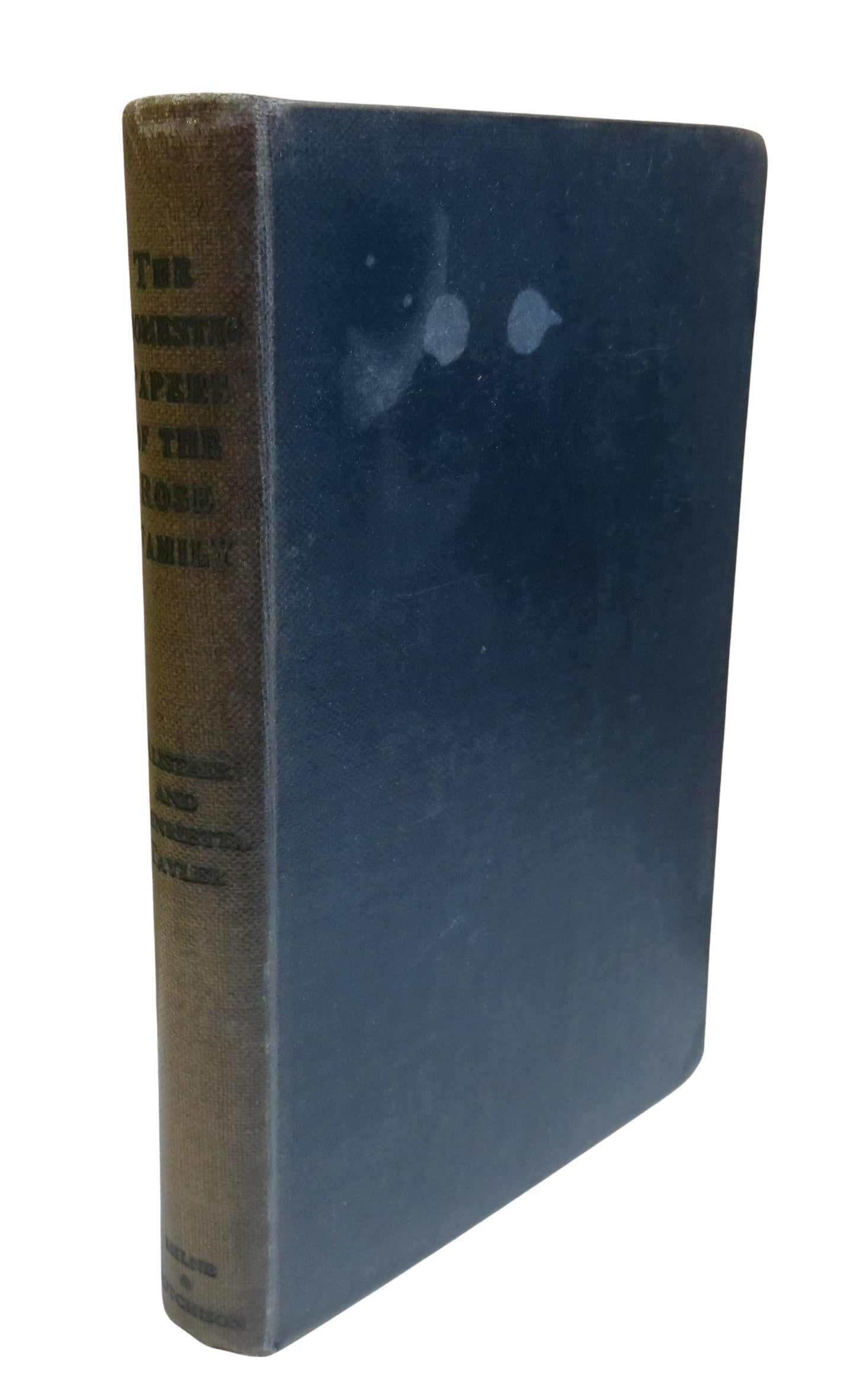 The Domestic Papers of the Rose Family Edited By Alistair & Henrietta Tayler 1926
