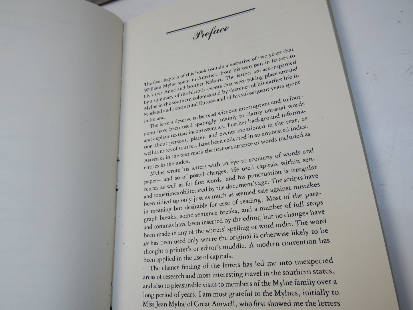 Travels in the Colonies in 1773-1775 Described in the Letters of William Mylne, edited by Ted Ruddock, 1993