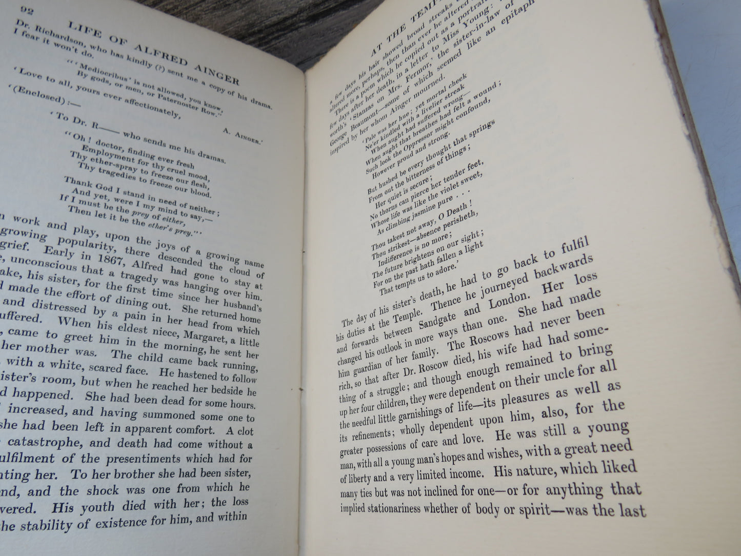 The Life and Letters of Alfred Ainger by Edith Sichel, 1906